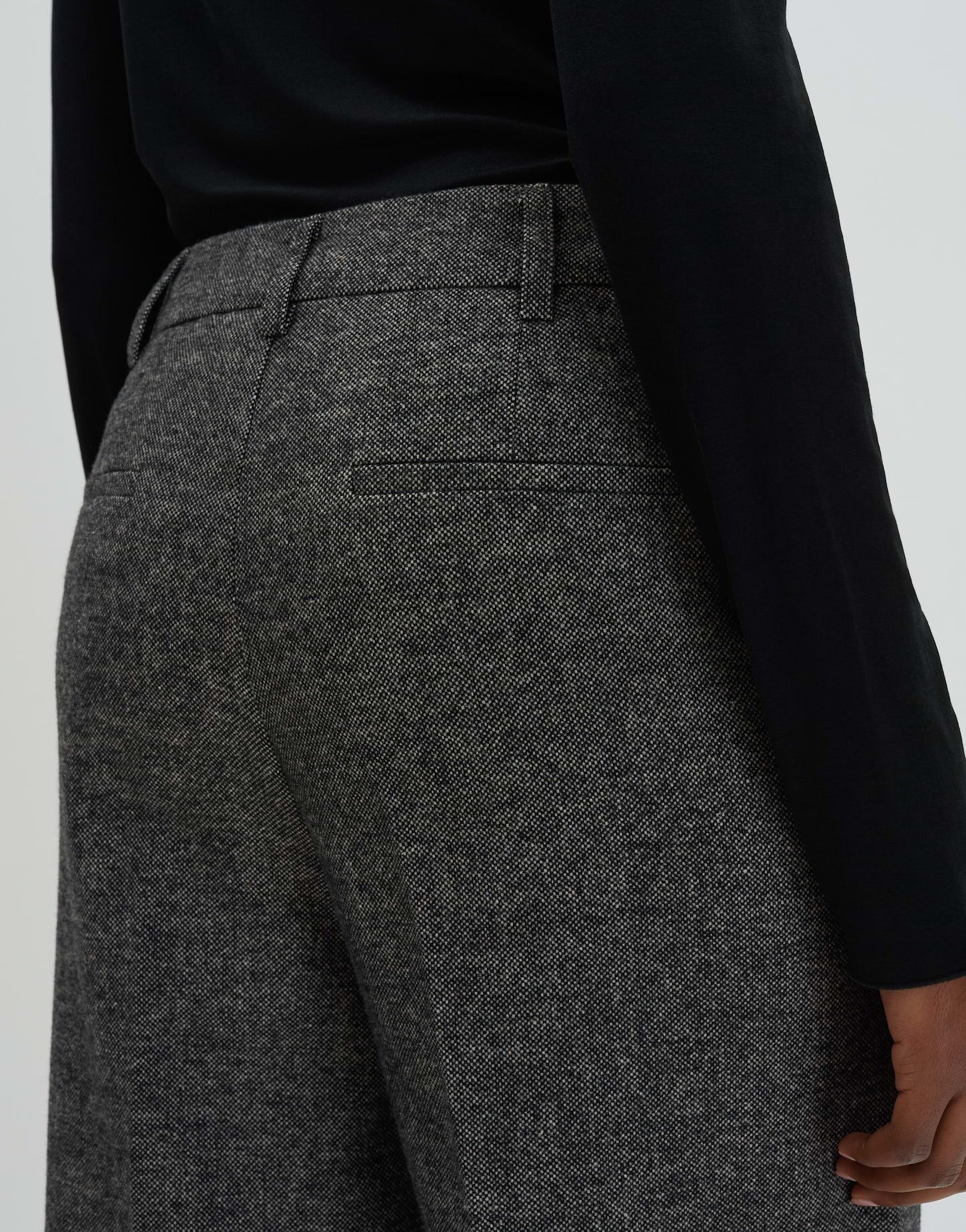 someday Anzughose Anzughose CALTY Wide aus Woll Mix