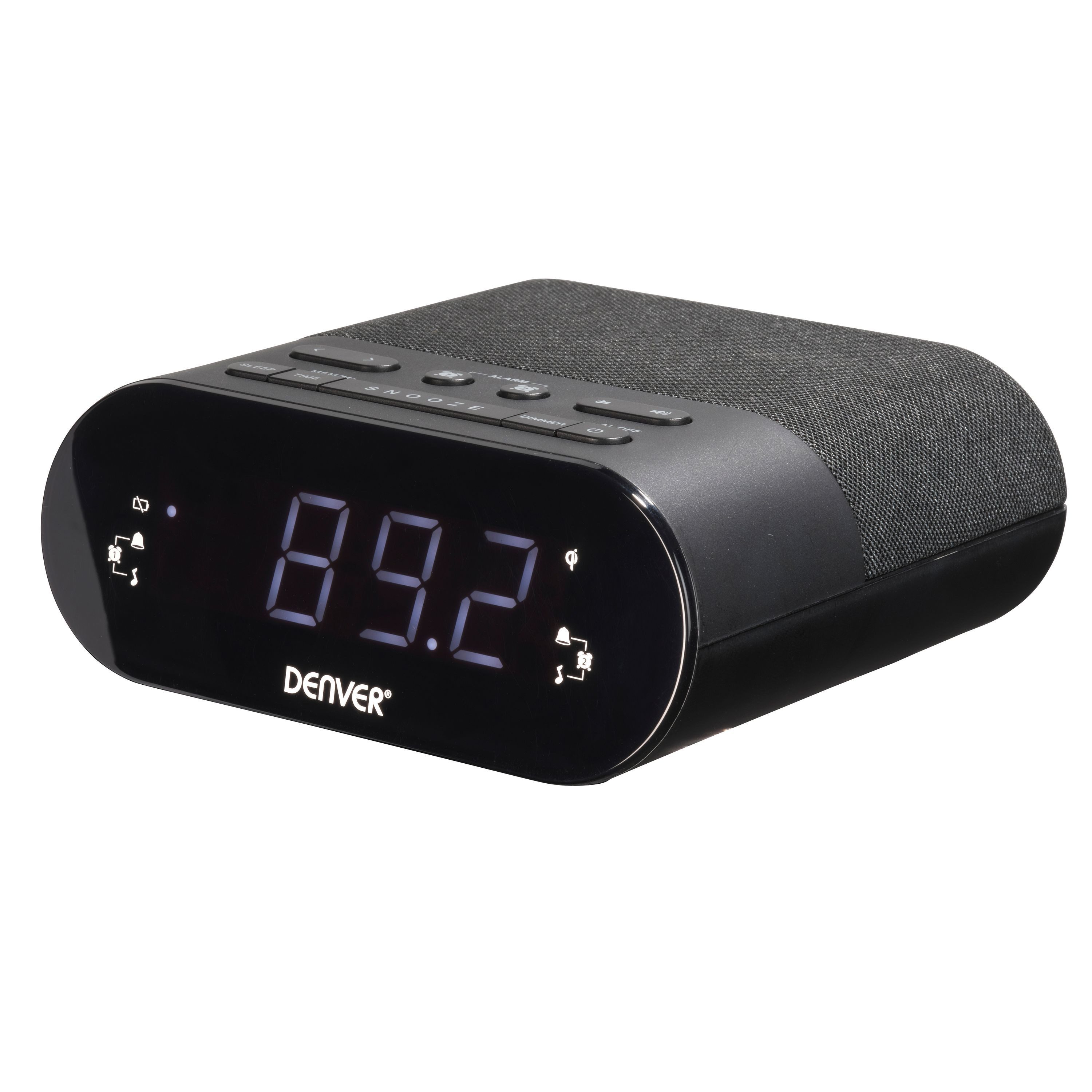 Denver Radiowecker CRQ-107 Qi-Charging 5 W, Senderspeicher
