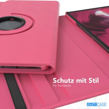 EAZY CASE Tablet-Hülle Rotation Case für Samsung Galaxy Tab S8 Plus / S7+ 12,4 Zoll, Klapphülle zum Aufstellen Rundum Hülle Book Tablet Slim Klappcase Pink
