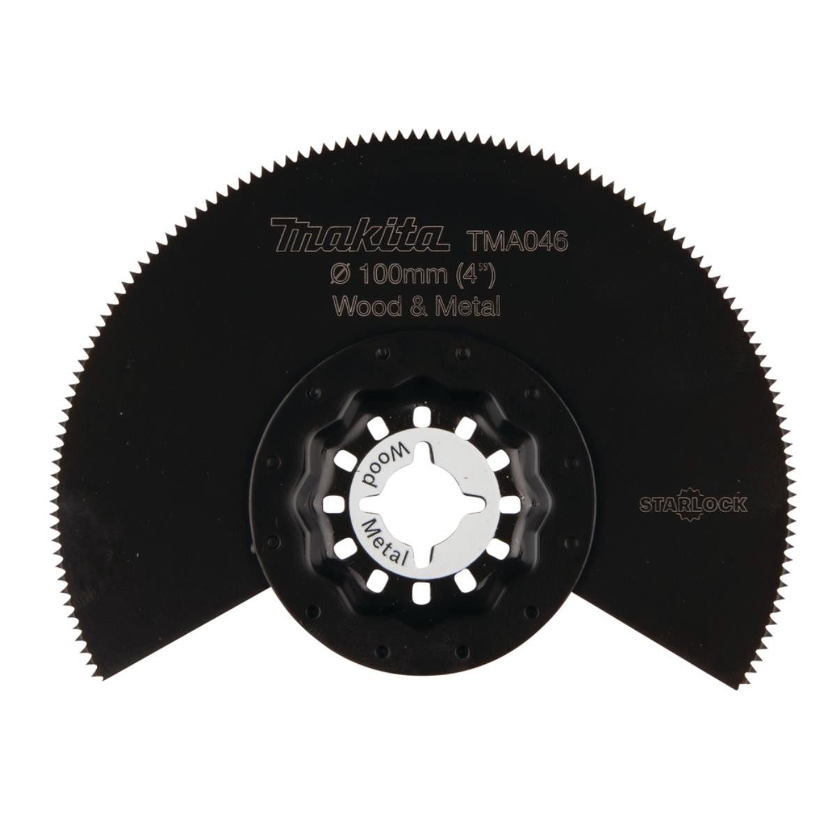 Akku-Multifunktionswerkzeug Segmentsägeblatt BiM 100 mm TMA046 Starlock