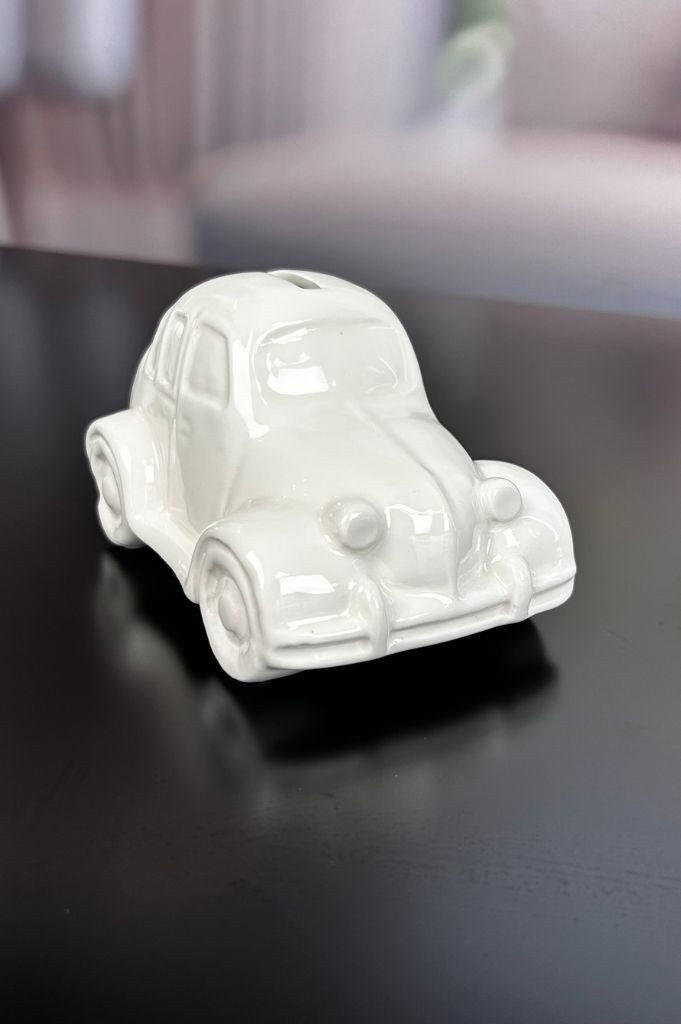 TIZIANO - DESIGN & EMOTIONS Dekofigur Spardose Auto Soldo 13cm creme