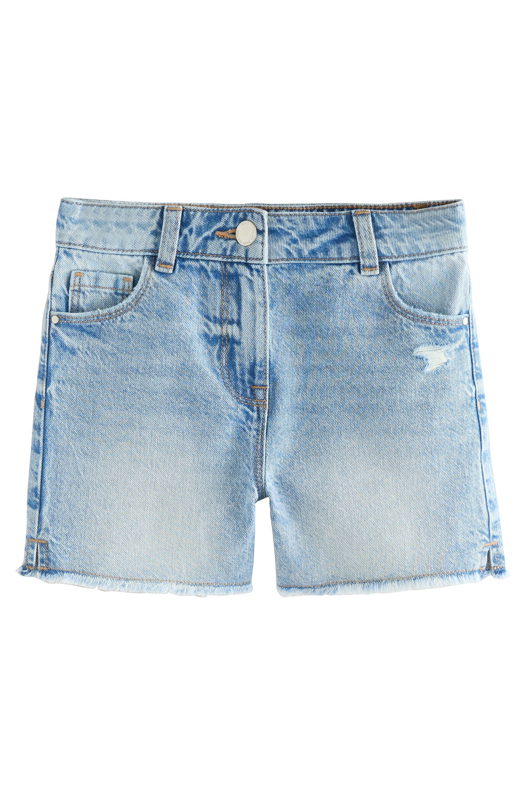 Next Shorts Längere Shorts mit Fransensaum günstig online kaufen