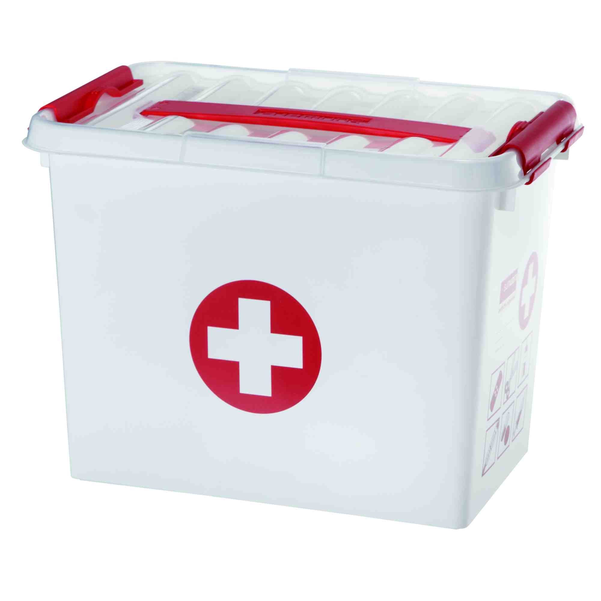 Sunware Aufbewahrungsbox Q-line First Aid Box mit Einsatz günstig online kaufen