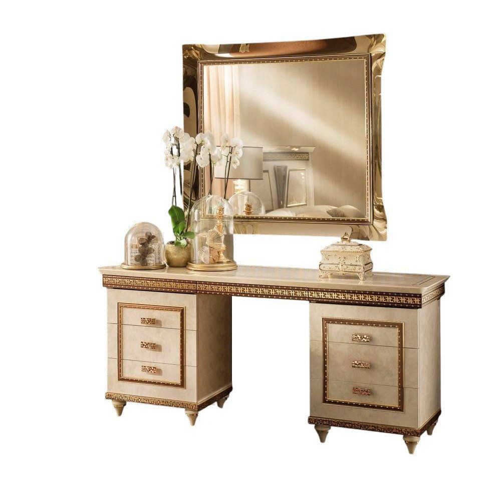 Schminktisch Kosmetik Tisch Spiegel Set Möbel Schlafzimmer 2-teilig. Konsole