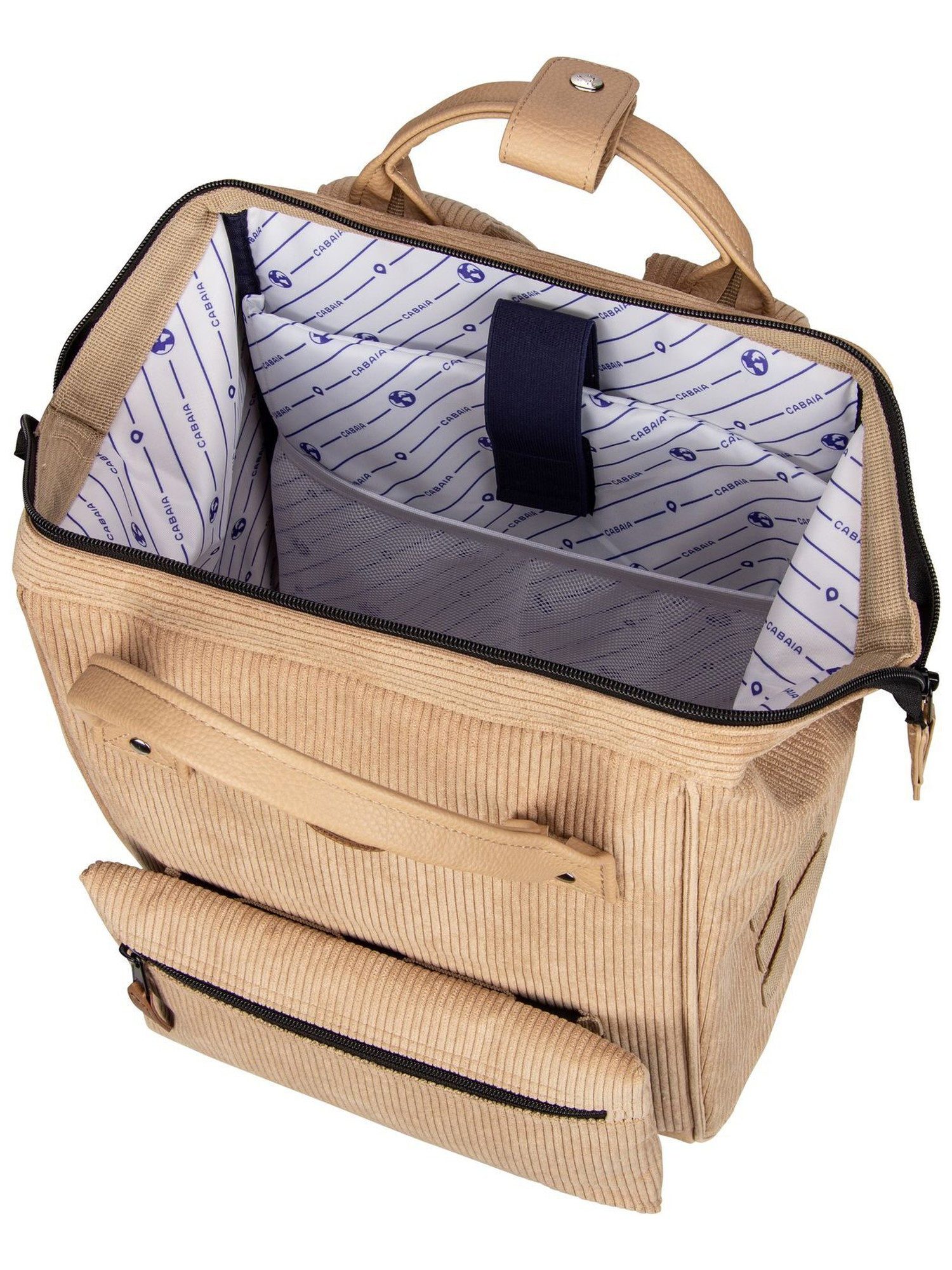 CABAIA Rucksack Adventurer Recycled Velvet Medium – Bild 3 von 5