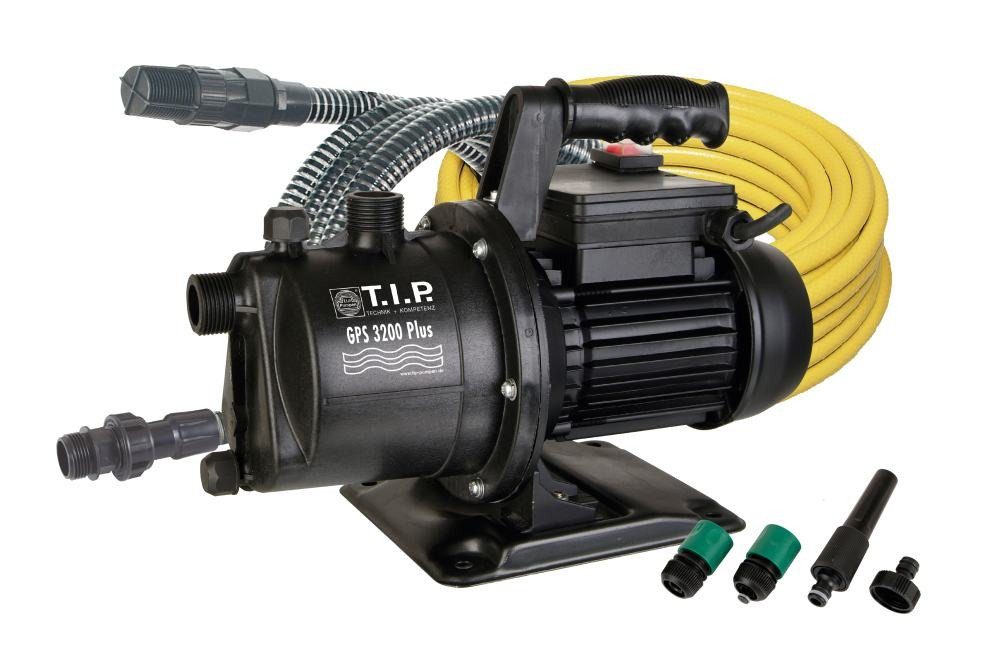 T.I.P. Wasserpumpe T.I.P. Gartenpumpenset GPS 3200 Plus inkl.