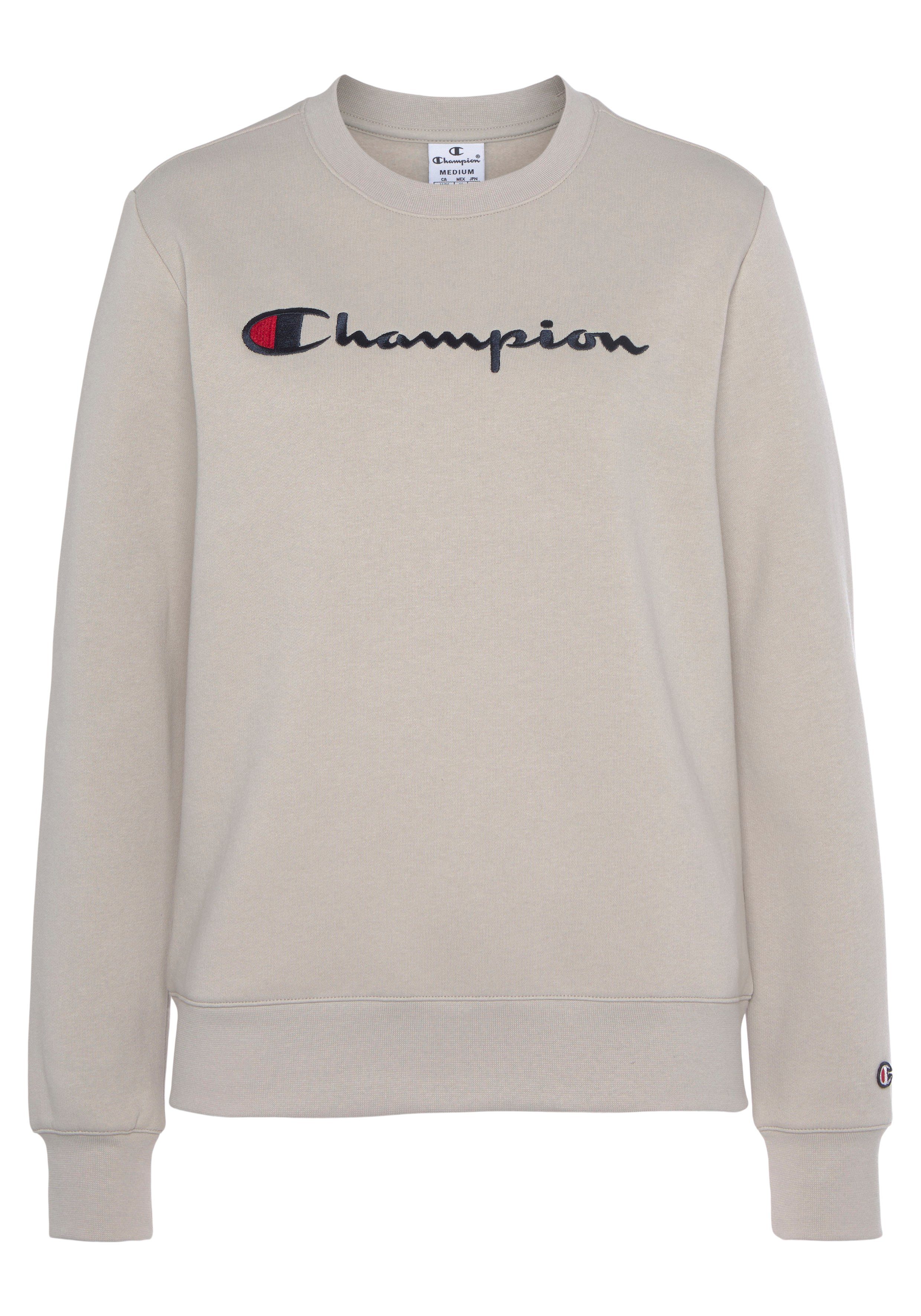 Champion Sweatshirt Classic Crewneck Sweatshirt large L, Gerippter  Abschlussbund sowie Ärmelbündchen