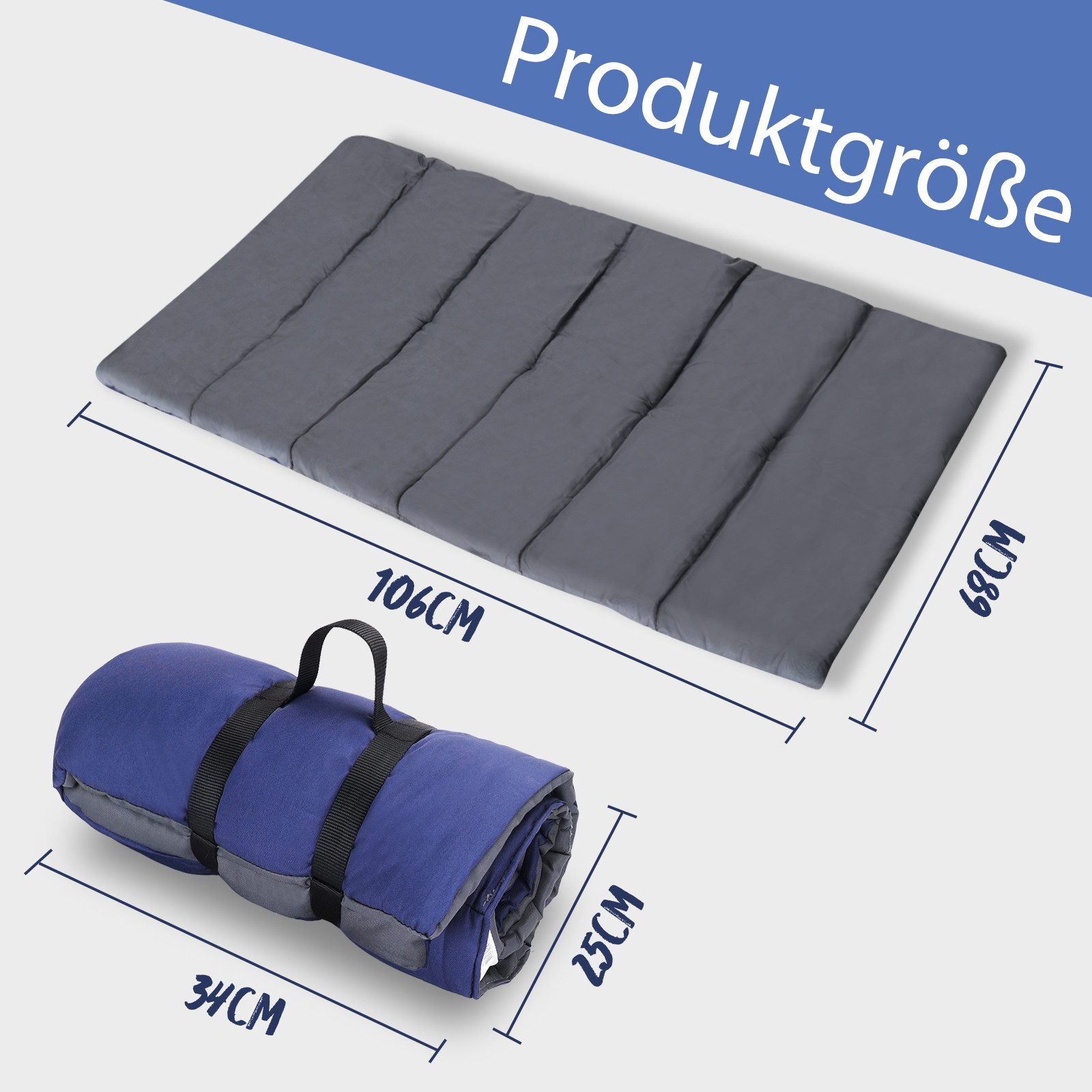 nobleza Hundematte Wasserdichte Hundematte für Outdoor