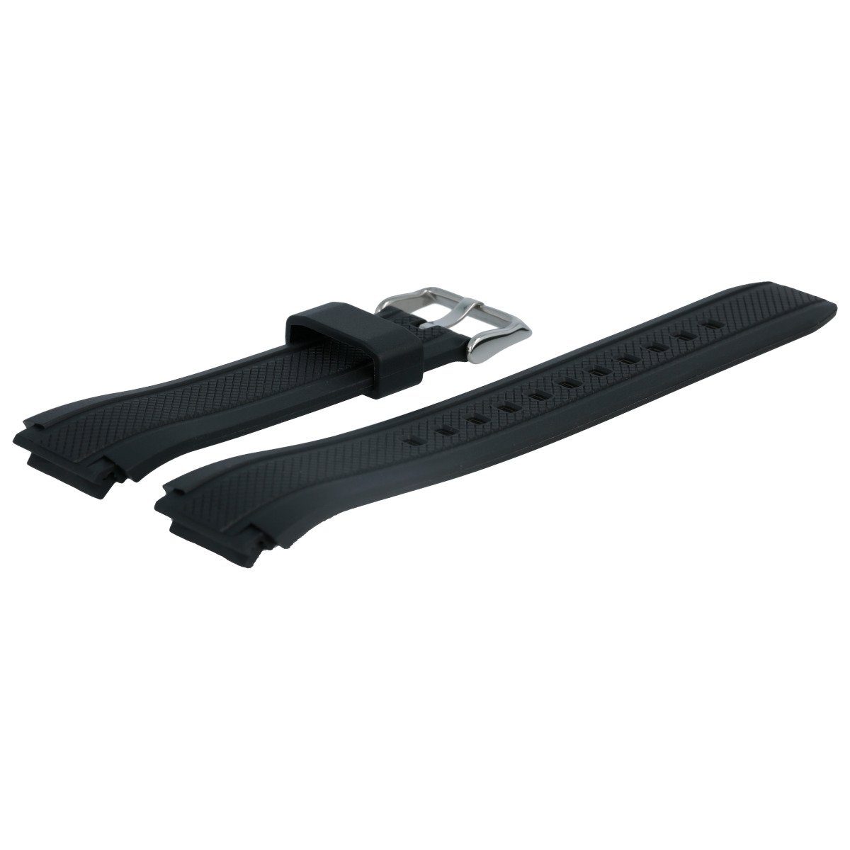CASIO Uhrenarmband 20mm Kunststoff Schwarz EF-552 günstig online kaufen