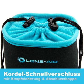 Lens-Aid Kameratasche Neopren Kamerabeutel mit Fütterung zum Schutz der Kamera-Ausrüstung, Kamerazubehör für Rucksack und Handtasche als Einschlagtuch-Ersatz.