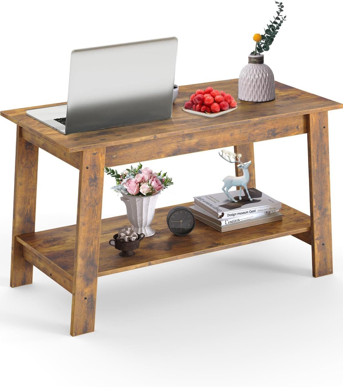 GarveeMore Couchtisch Kaffeetisch Beistelltisch Sofatisch Wohnzimmertisch günstig online kaufen