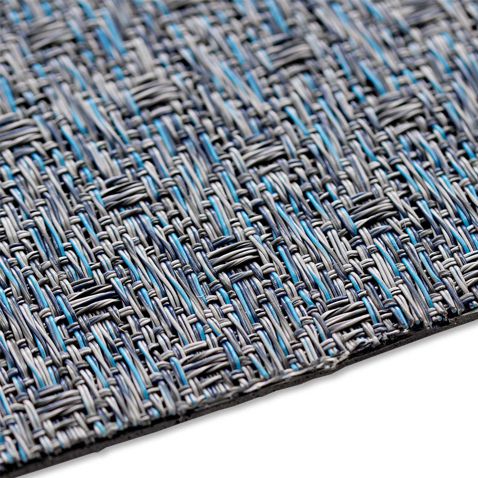 casa pura Badematte Como, Badteppich erhältlich in 5 Größen, für Fußbodenheizung geeignet, Rutschfest und strapazierfähig, Vinyl, rechteckig, Vinyl, wasserundurchlässig