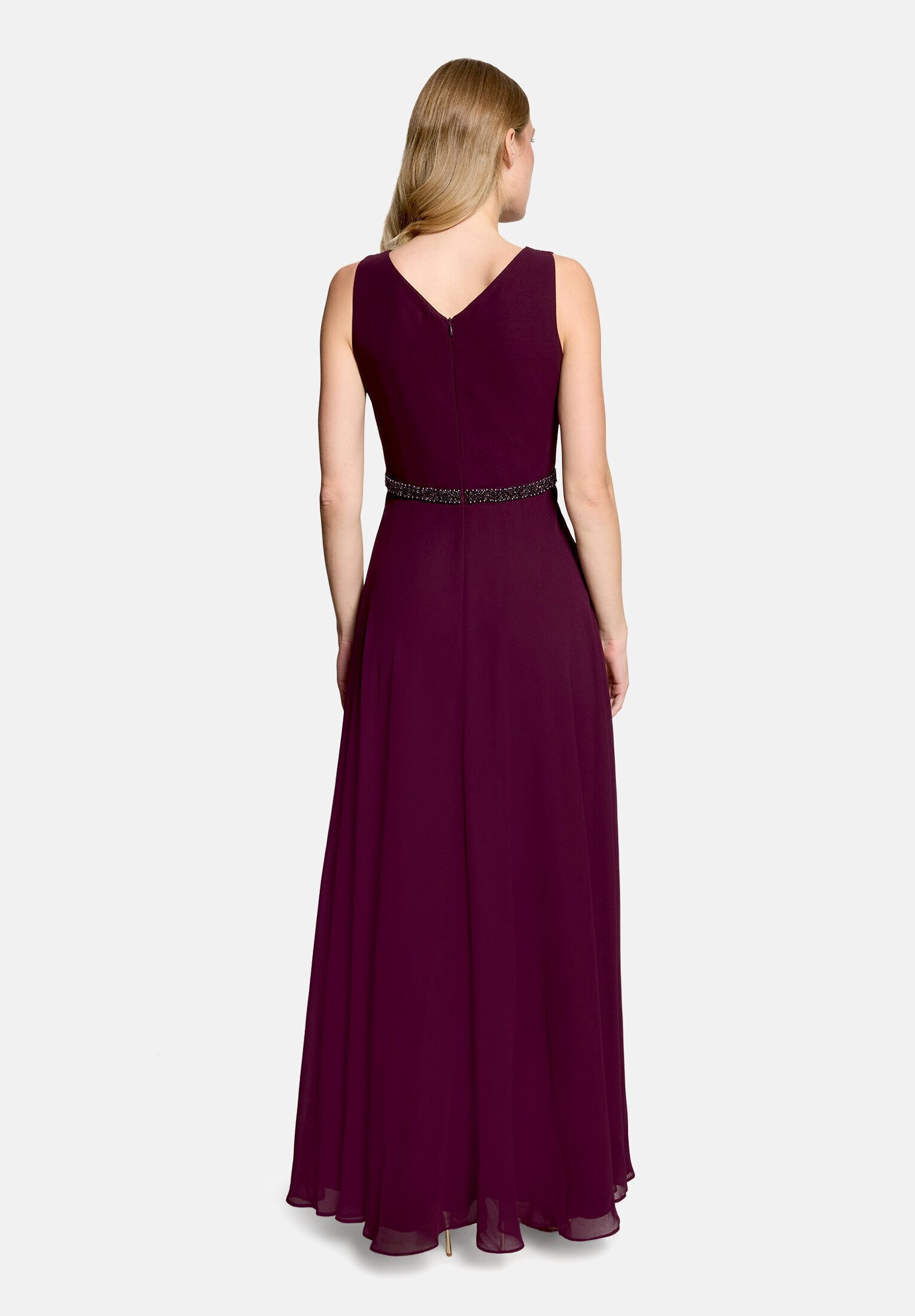 Vera Mont Abendkleid Damen mit Plissee Dekoelemente