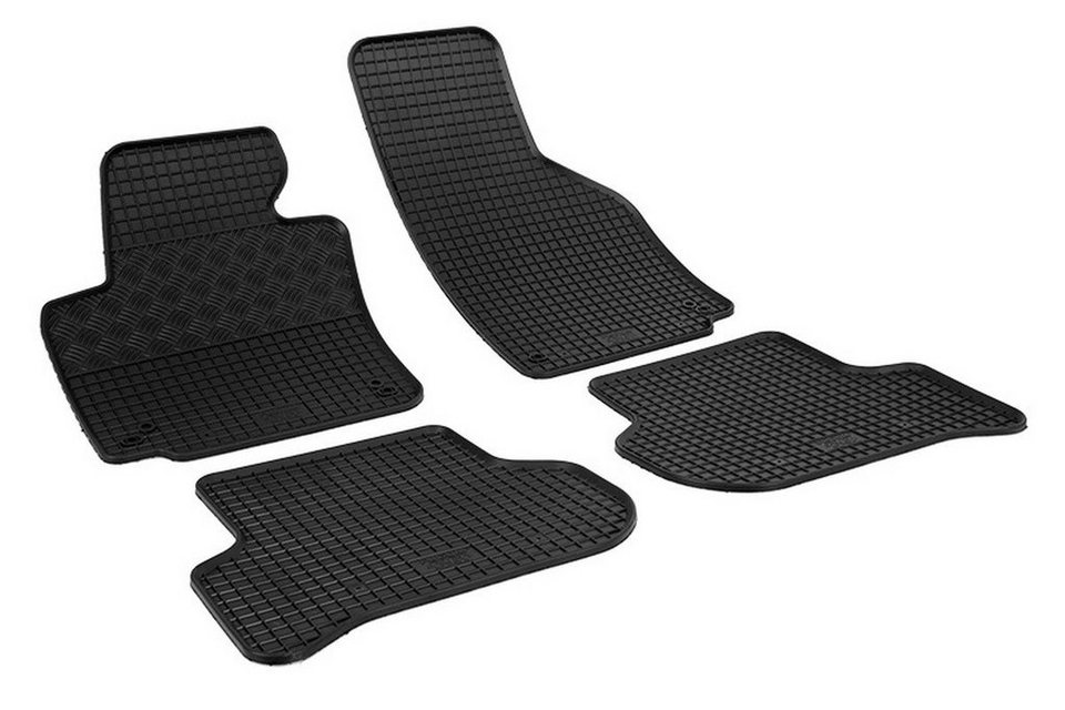 AZUGA Auto-Fußmatten Gummi-Fußmatten passend für VW Golf Plus ab 2007-2014/ Seat Altea ab 20, für VW,Seat Toledo,Altea,Golf Plus Van,5-türer