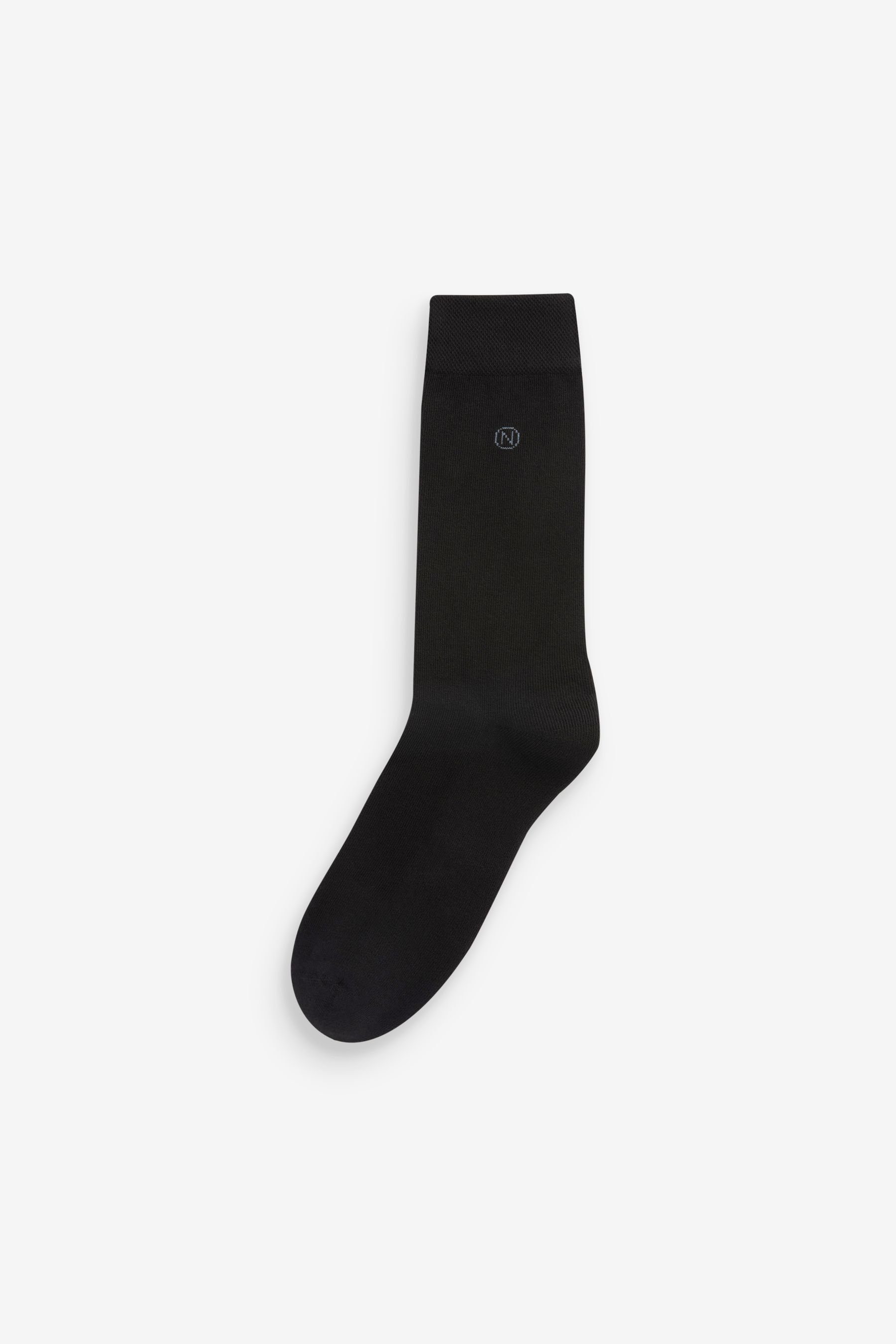 (10-Paar) Kurzsocken Socken Black gepolsterter Next 10er-Pack Sohle, mit