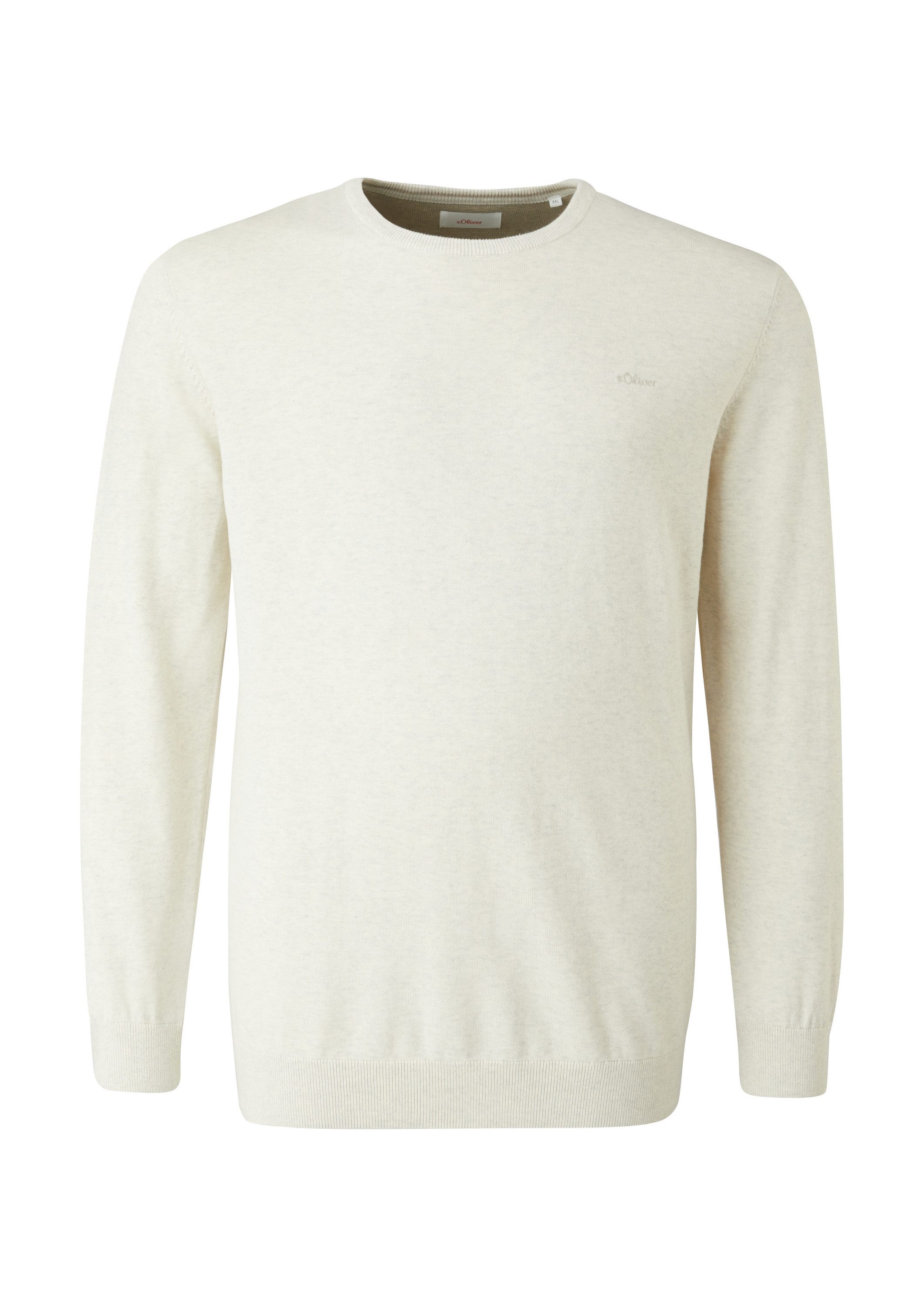 s.Oliver Longpullover Strickpullover Pullover aus Feinstrick günstig online kaufen