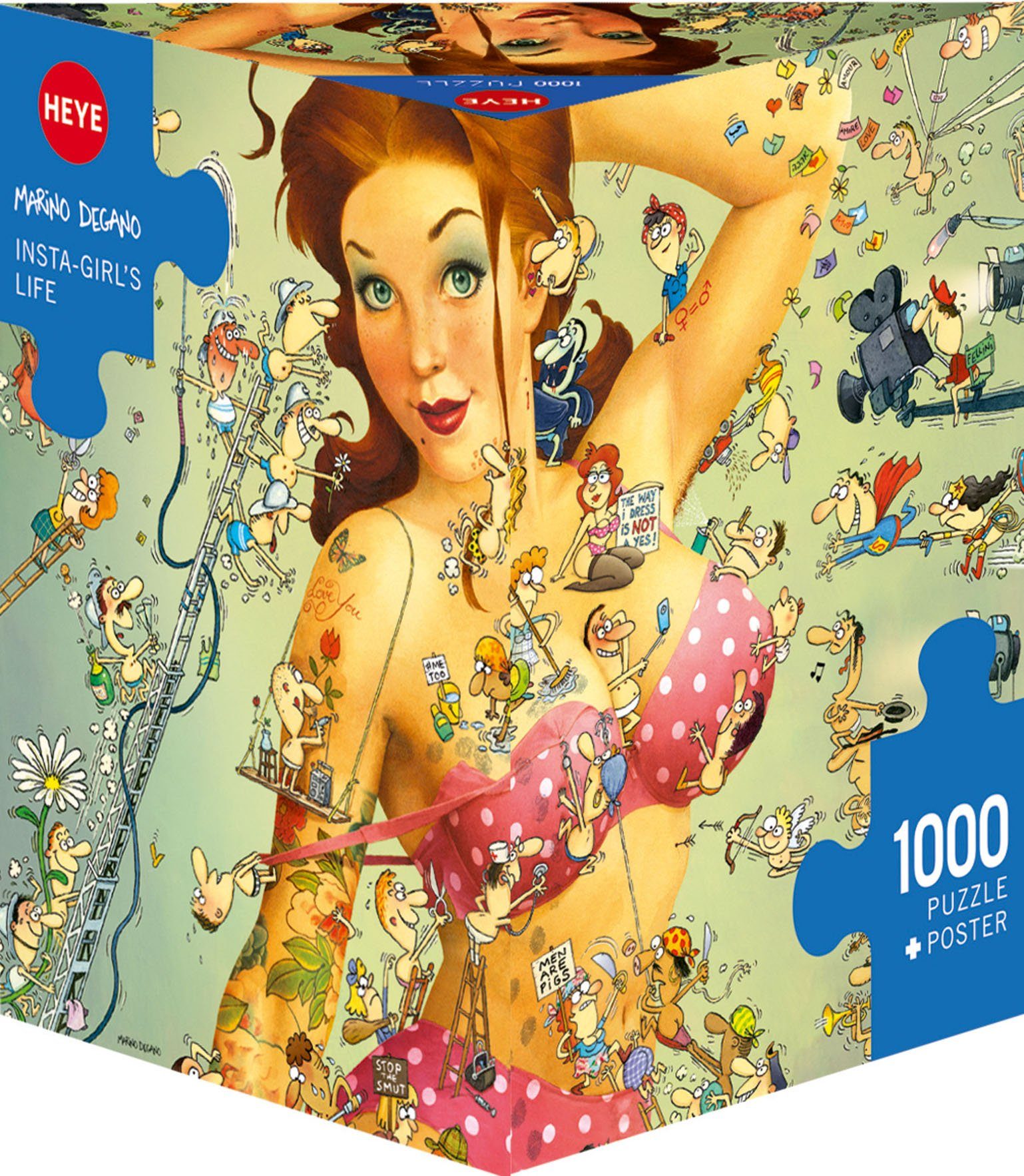 Europe Puzzleteile, Puzzle 1000 Insta-Girl´s in Made HEYE Life,