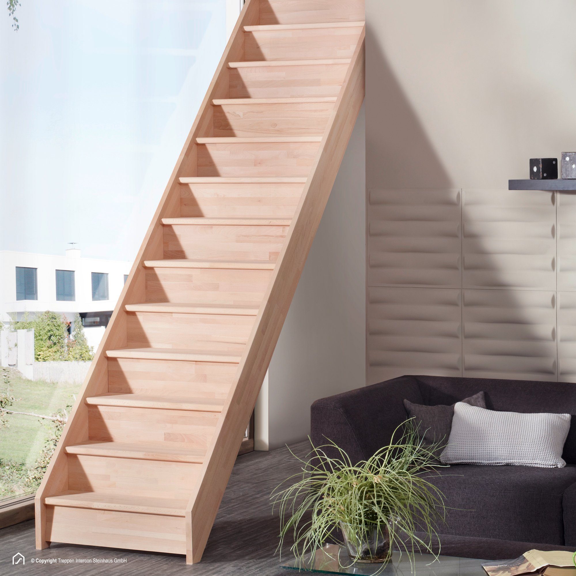 Treppen Intercon Raumspartreppe Casablanca gerade, 60 günstig online kaufen