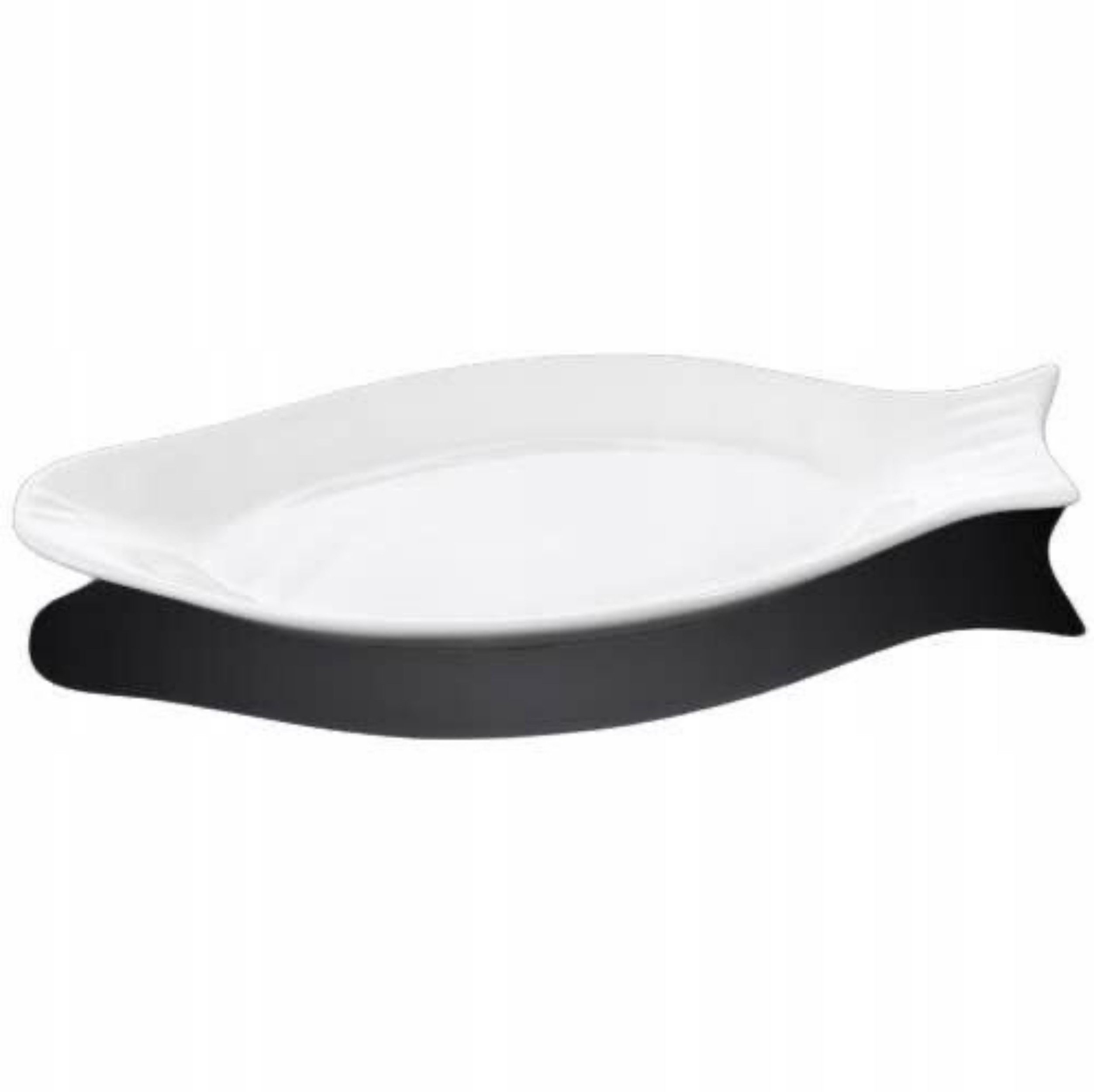 Wilmax England Geschirr-Set, Fischplatte 31,5 cm, 3er Set hochwertiges Porzellan für Meeresfrüchte