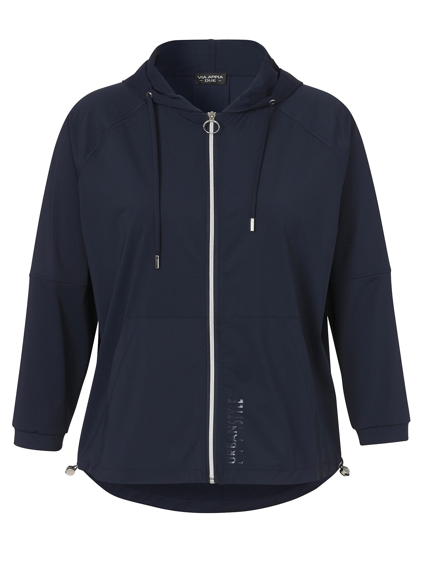 VIA APPIA DUE Kapuzensweatjacke in Große günstig online kaufen