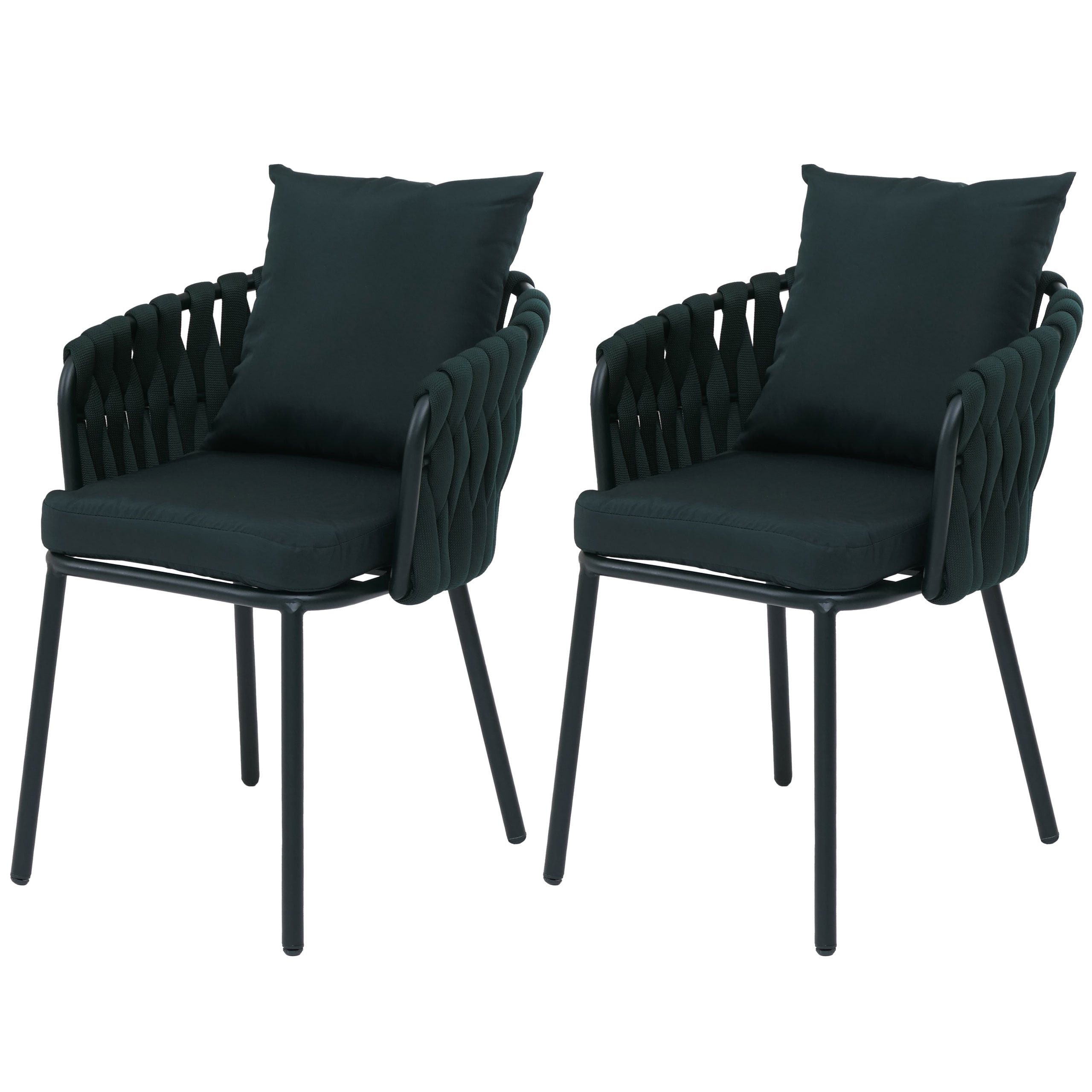 MCW Gartenstuhl MCW-P89 (Set), Hohe Stoffqualität 180 g/m², Bezug waschbar bei maximal 40°