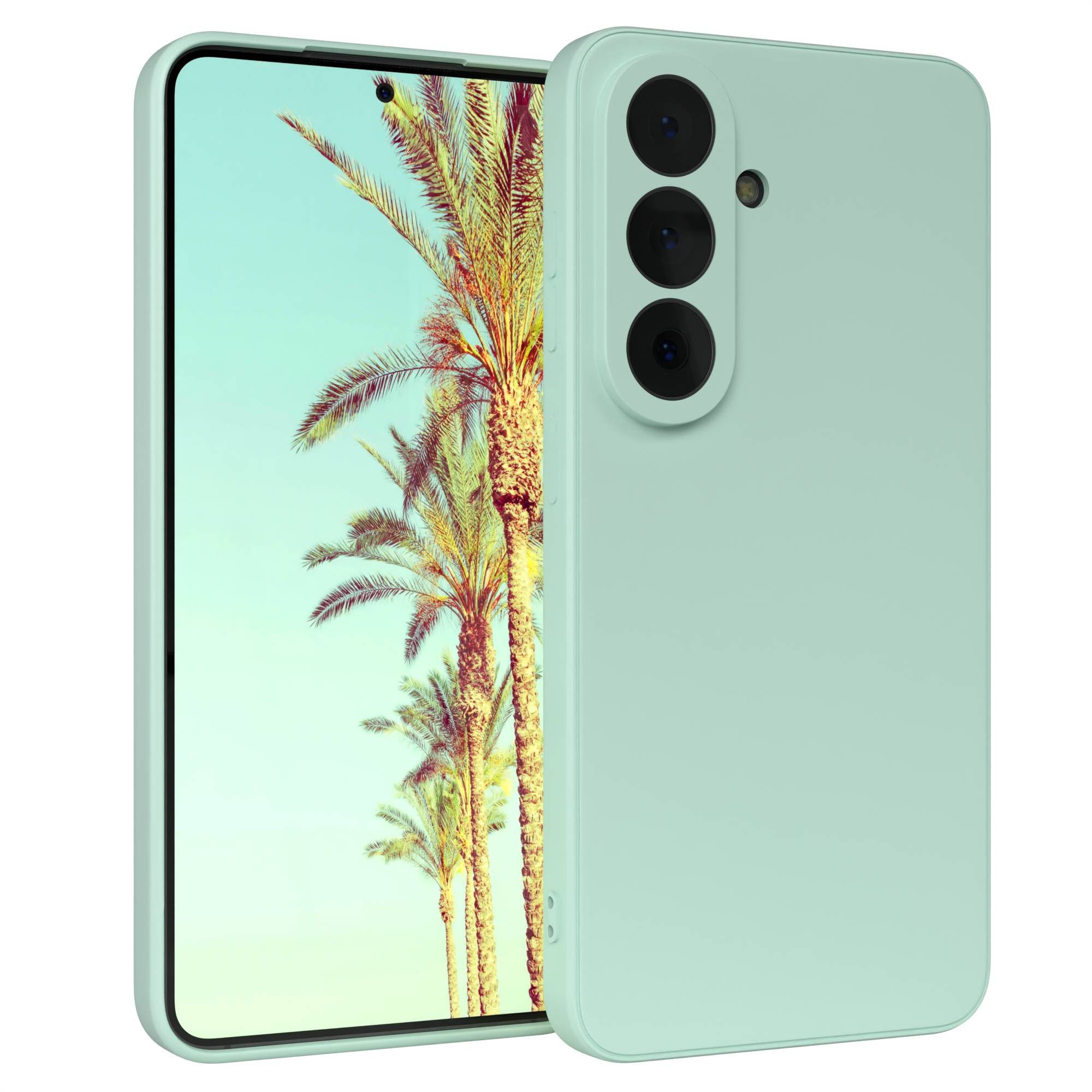 EAZY CASE Handyhülle TPU Hülle für Samsung Galaxy S26 6,3 Zoll, Hülle Silikon kratzfest Smart Slimcover Bumper Case Etui Mint Grün