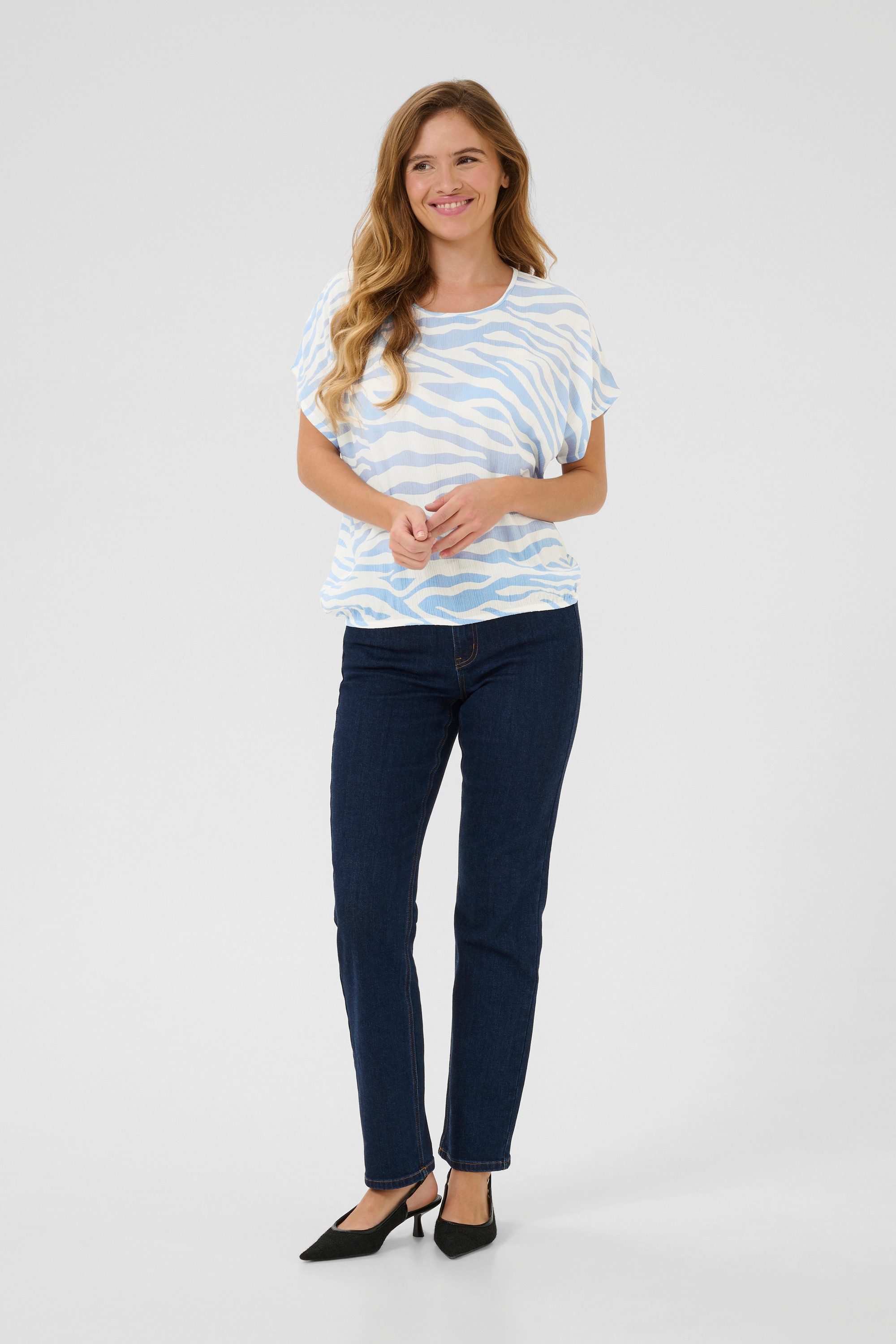 KAFFE Blusentop Bluse ärmellos KAamber