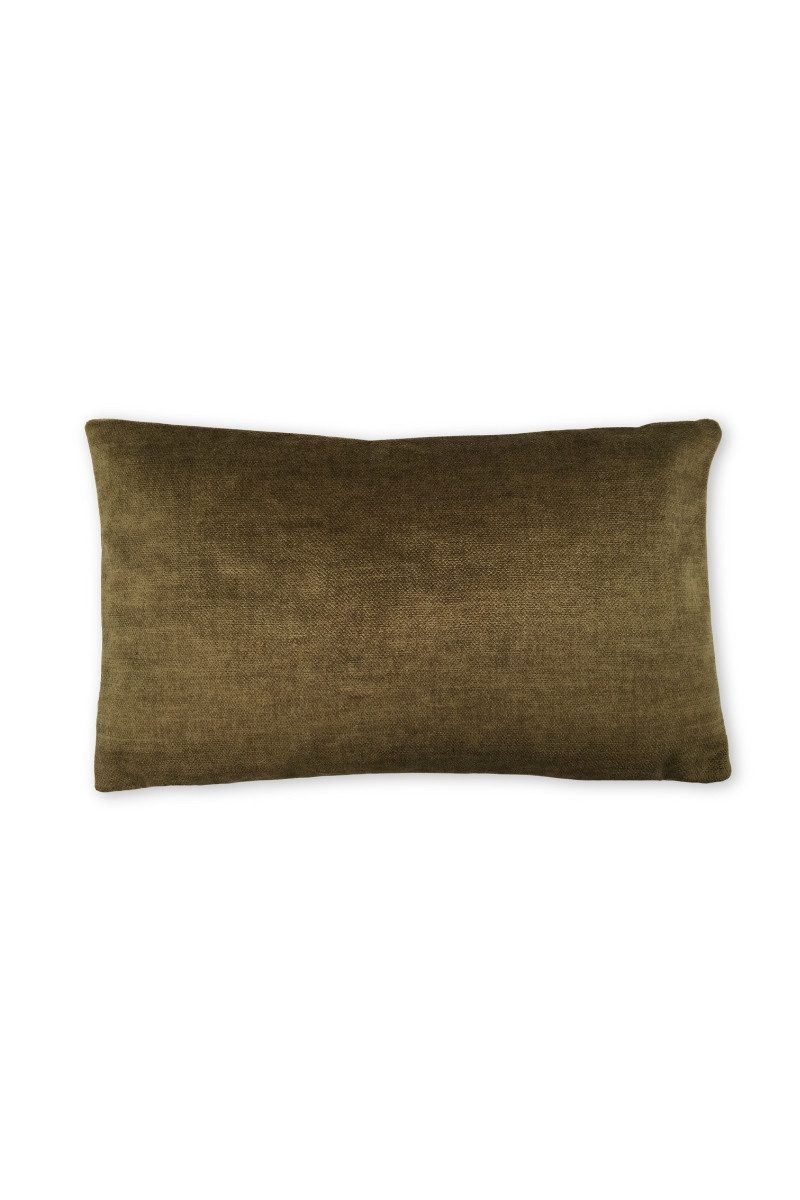 Steen Design Kissenhüllen Kissenhülle - KOMM KUSCHELN - oliv