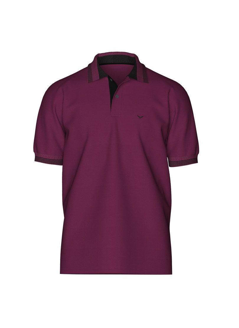 Trigema Poloshirt TRIGEMA Poloshirt mit kontrastfarbigen günstig online kaufen