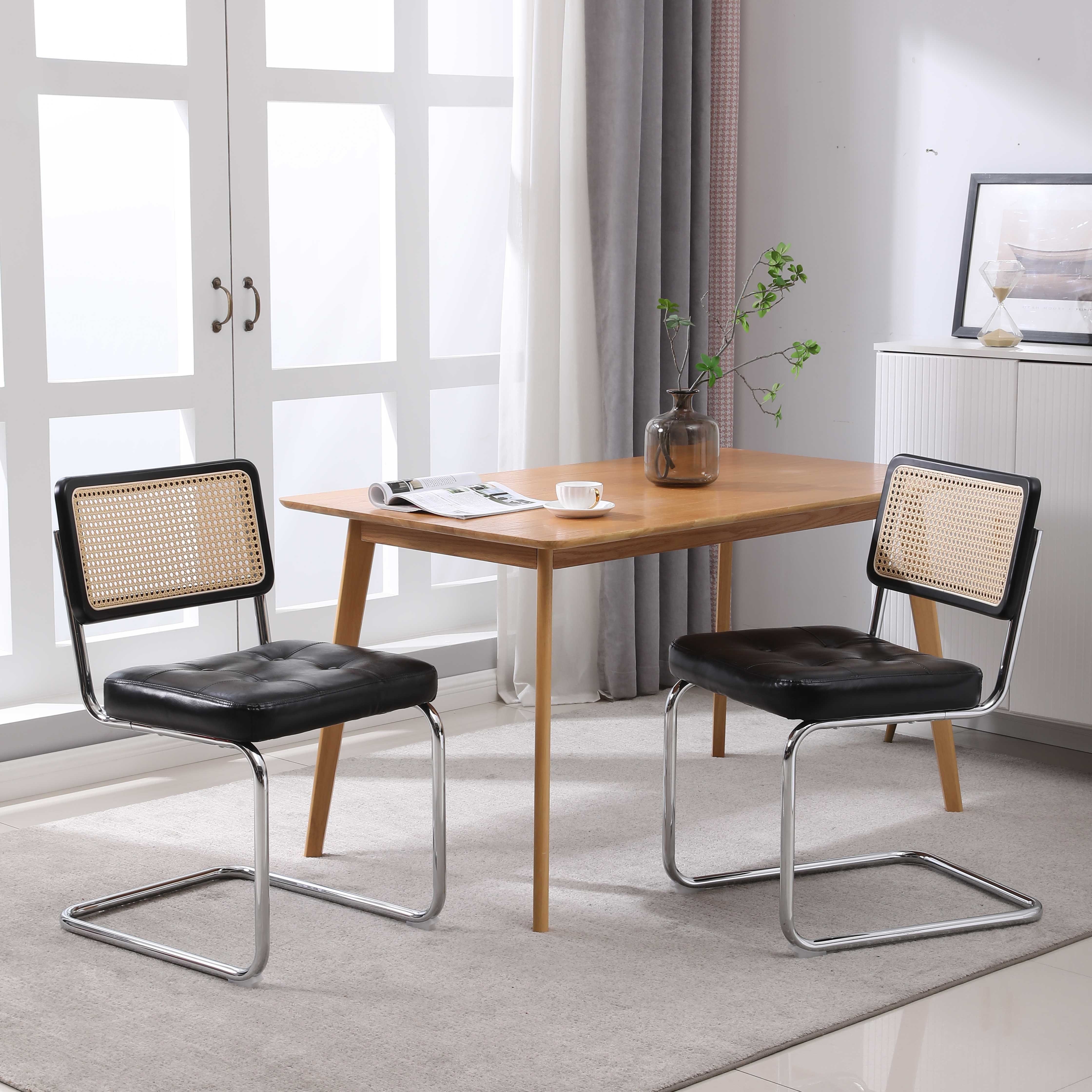 OKWISH Esszimmerstuhl Polsterstuhl Küchenstuhl (Akzentstühle Rattan Esszimm günstig online kaufen