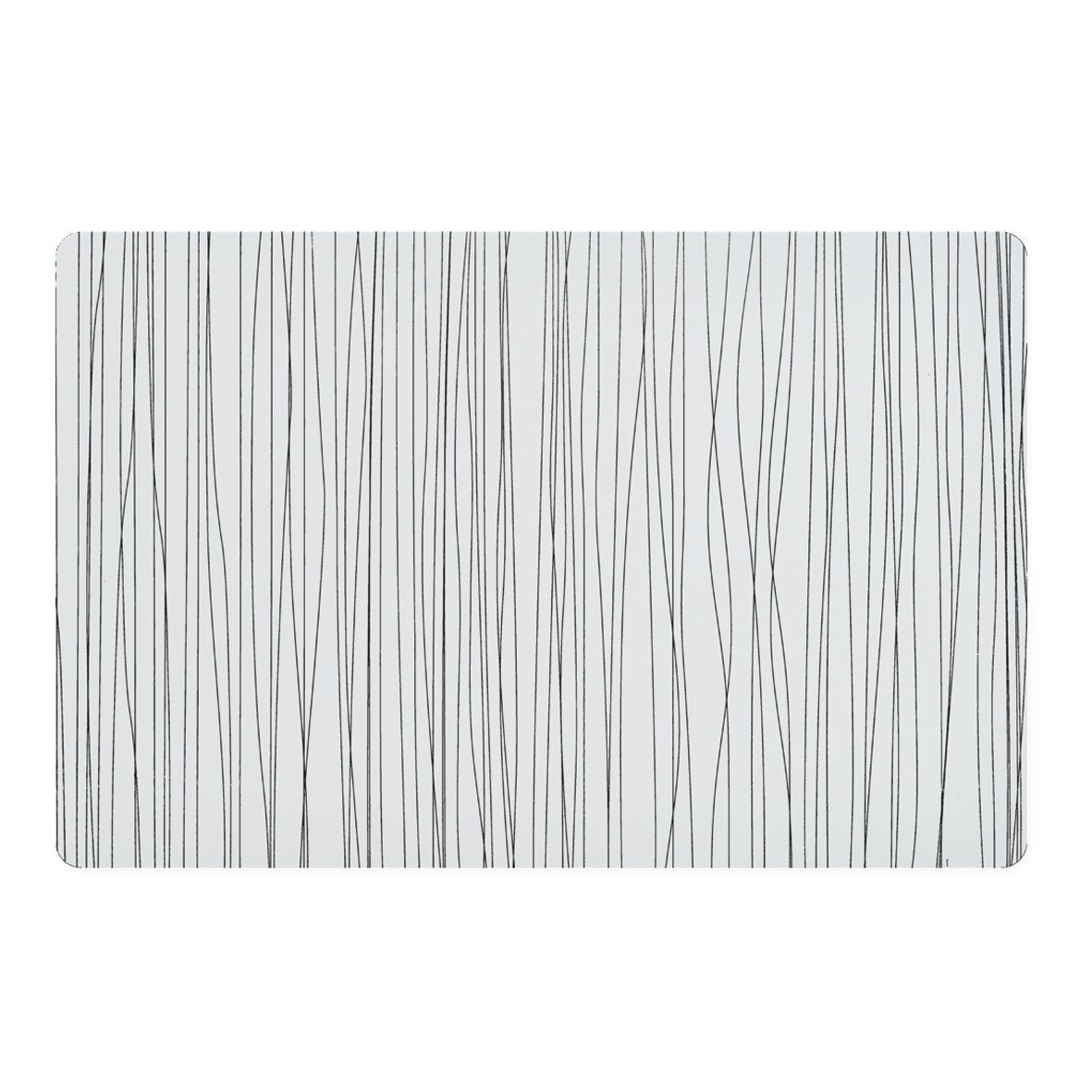Zeller Present Platzset Metallic, (1-St), Kunststoff, weiß, 43,5 x 28,5 cm (1 Stück)