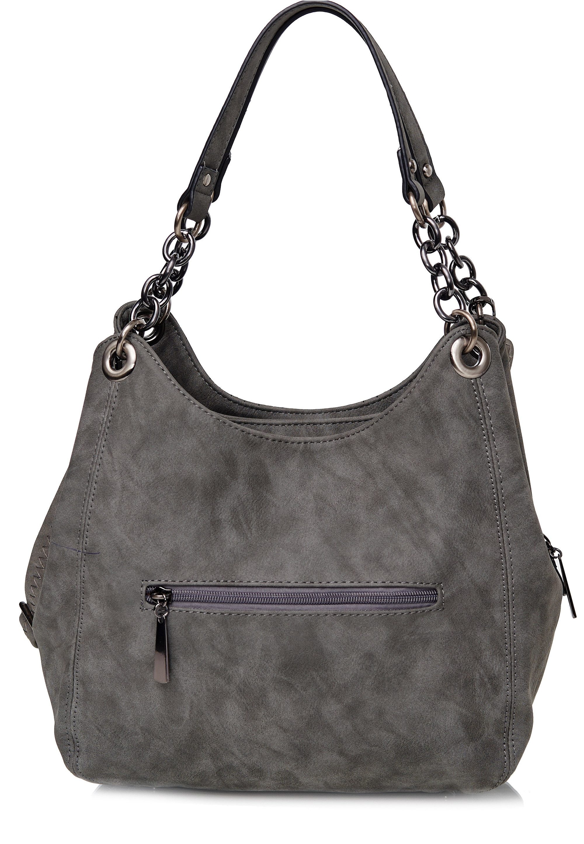 Harpa Schultertasche (1-tlg), mit aufwendigen Tragegriffen und feinem Laser günstig online kaufen