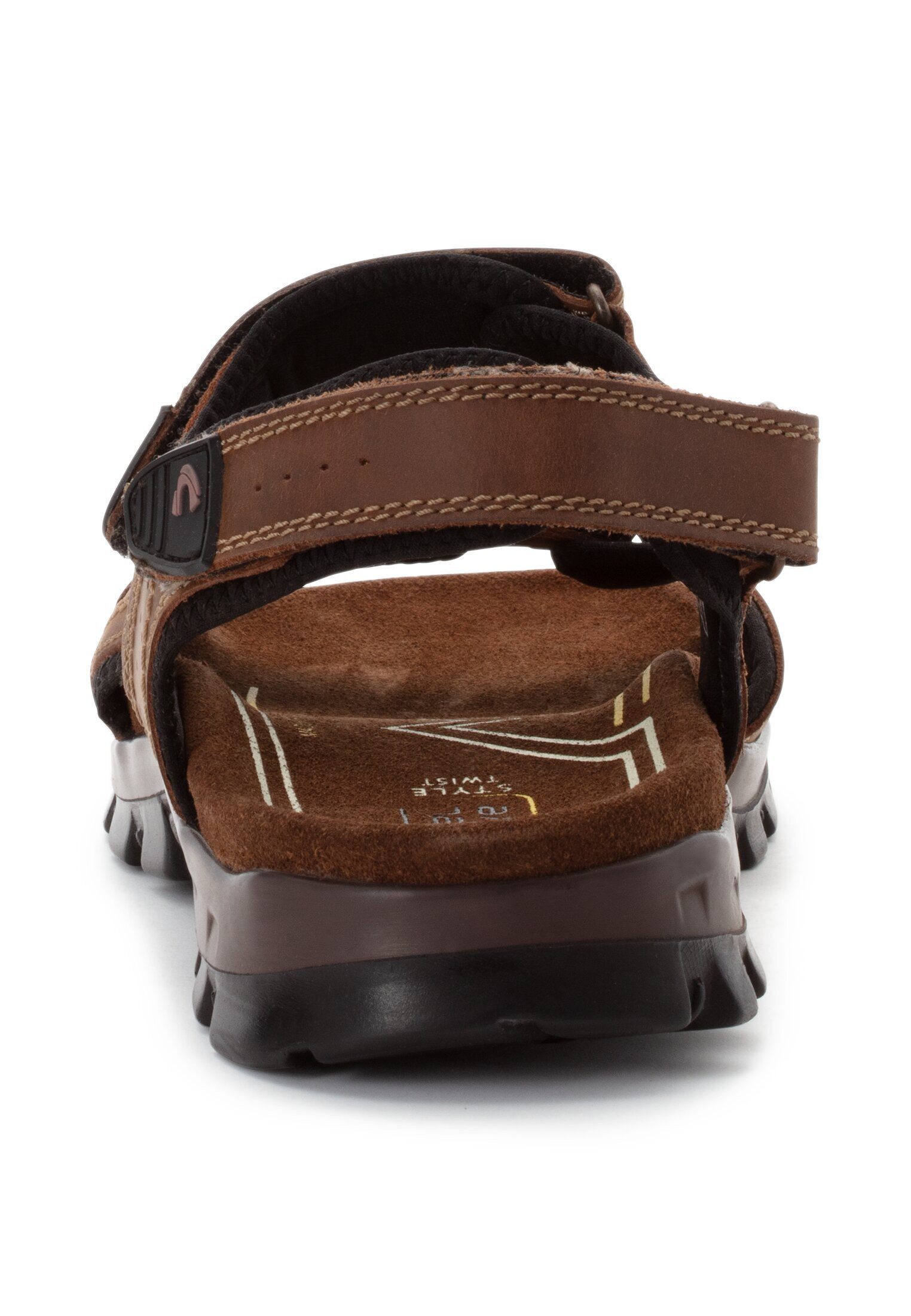 camel active aus perforiertem Leder Sandale