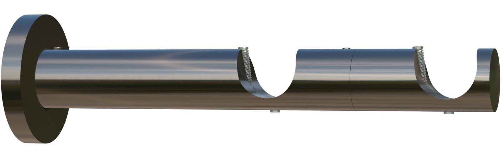 indeko Kombiträger, Innenlaufsysteme, Vorhangstangen, (1-St), Ø günstig online kaufen