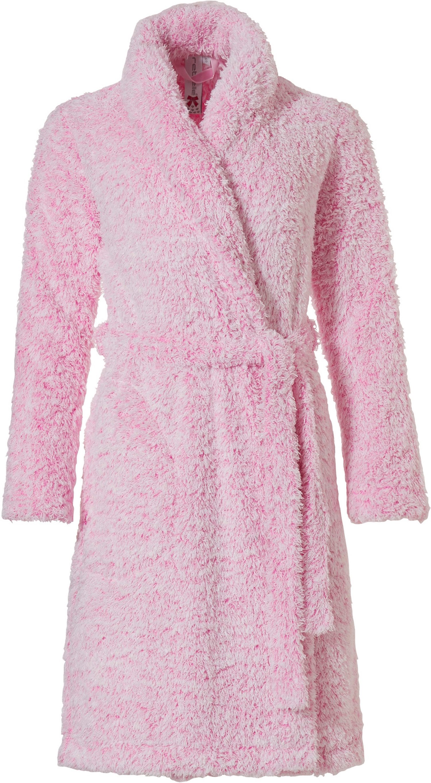 Rebelle Kinderbademantel Mädchen Bademantel kuschelig, Midi, Polyester, Schalkragen, Gürtel, Modisches Design