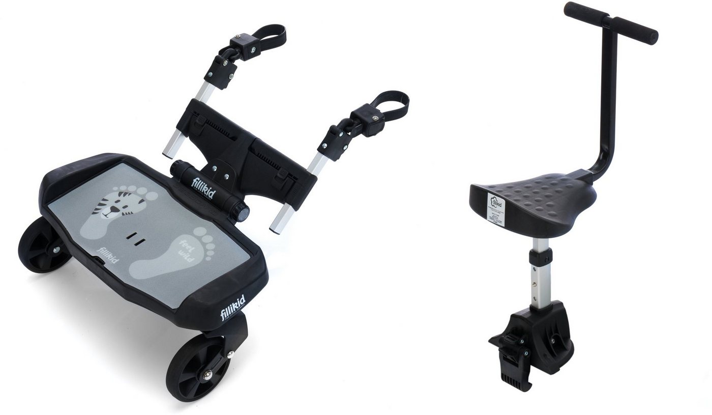Thumbnail - Fillikid Buggyboard Filliboard Wide, schwarz (Set), 2-teilig
