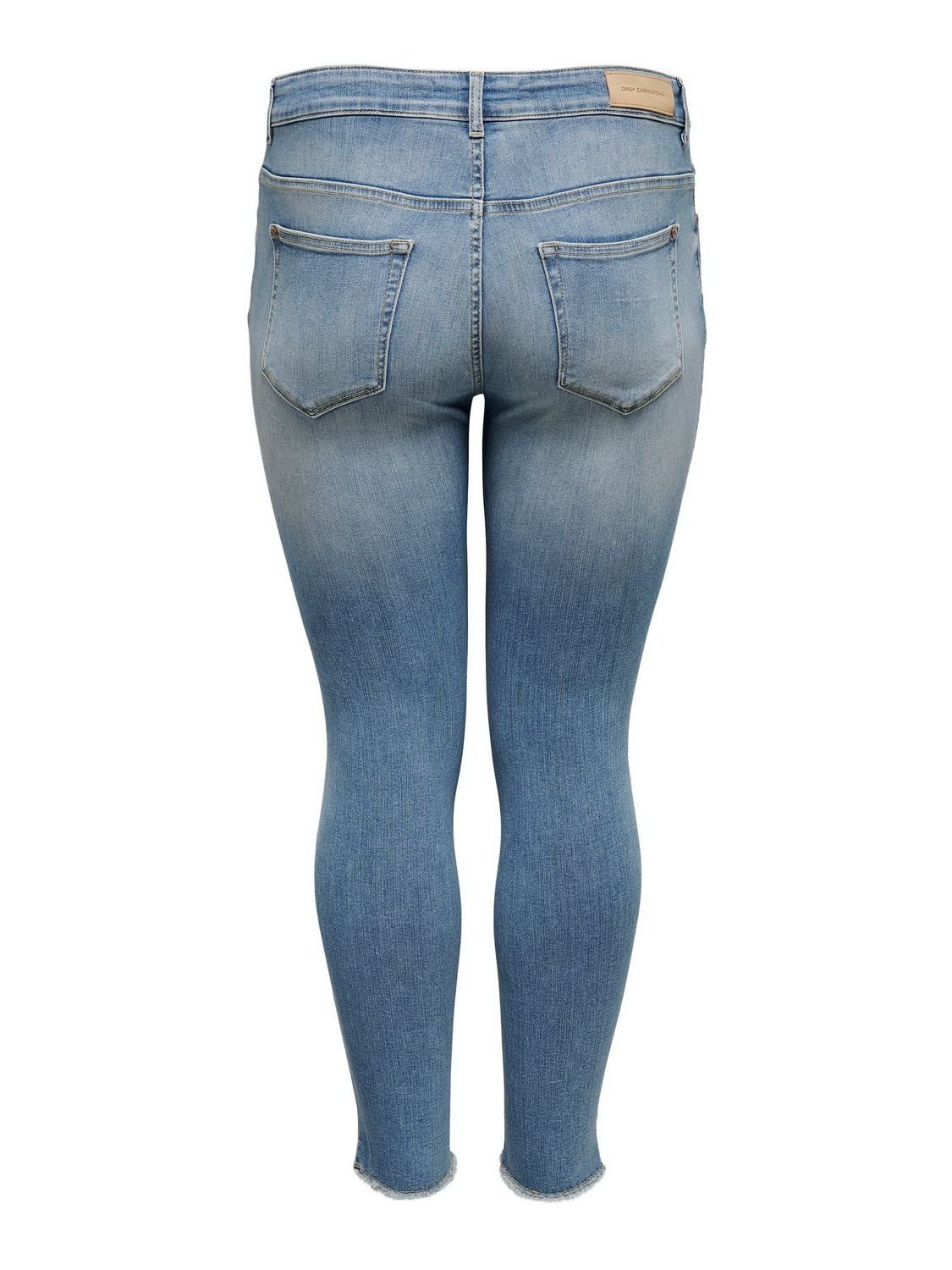 Damen Jeans Only Skinny-fit-Jeans CARWILLY LIFE mit Stretch in großen Größen