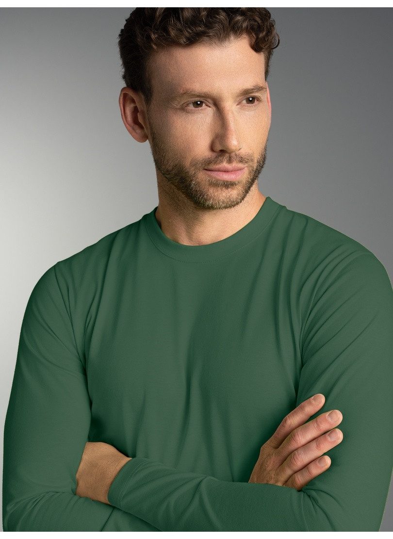 Trigema T-Shirt TRIGEMA Langarmshirt aus 100% Baumwolle (1-tlg) günstig online kaufen