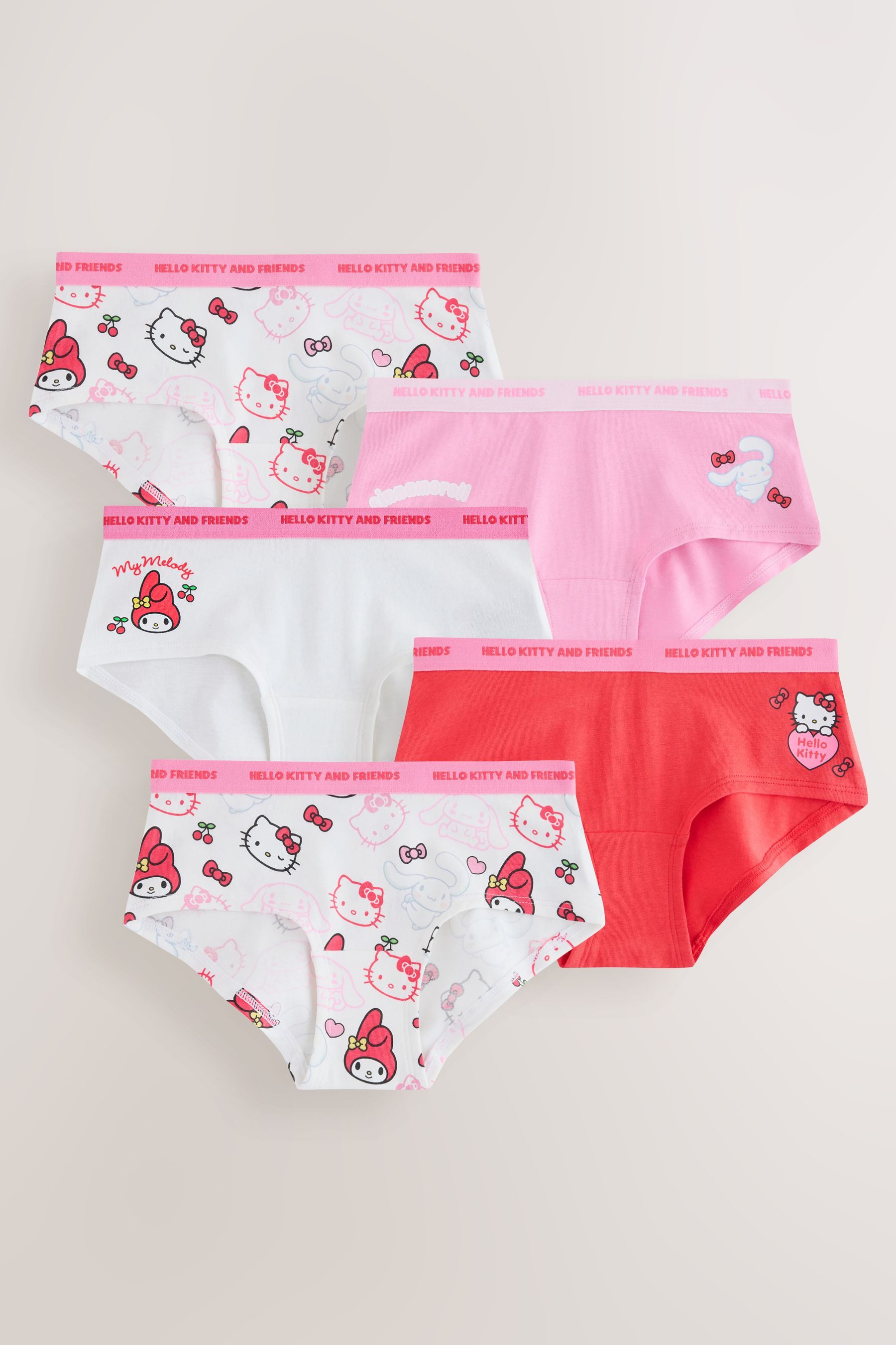 Next Hipster 5er-Pack Hipster-Slips, Hello Kitty (5-St)