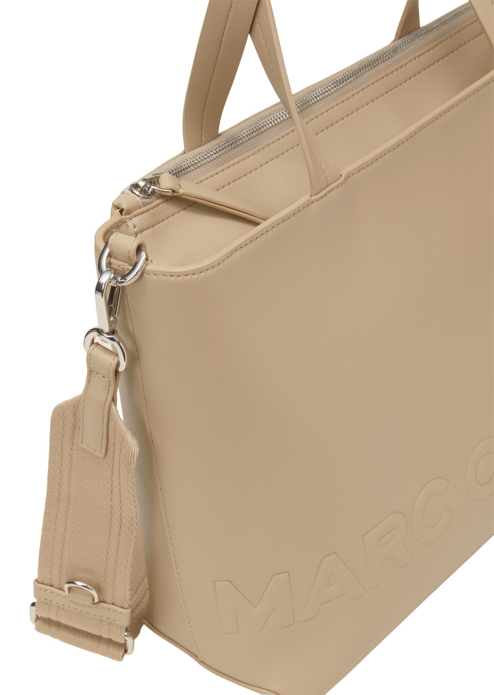 Marc O'Polo Shopper aus einer Lederalternative aus recyceltem Polyester