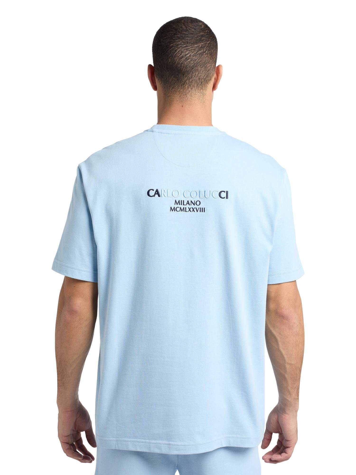 CARLO Blau Pandis T-Shirt COLUCCI De