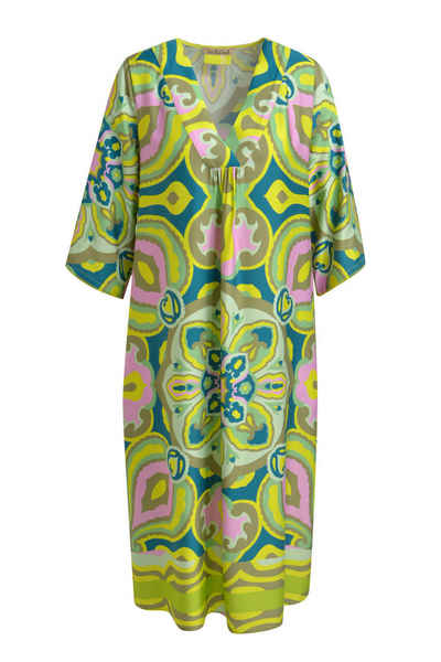 Smith & Soul Midikleid Kimono Dress - lime print