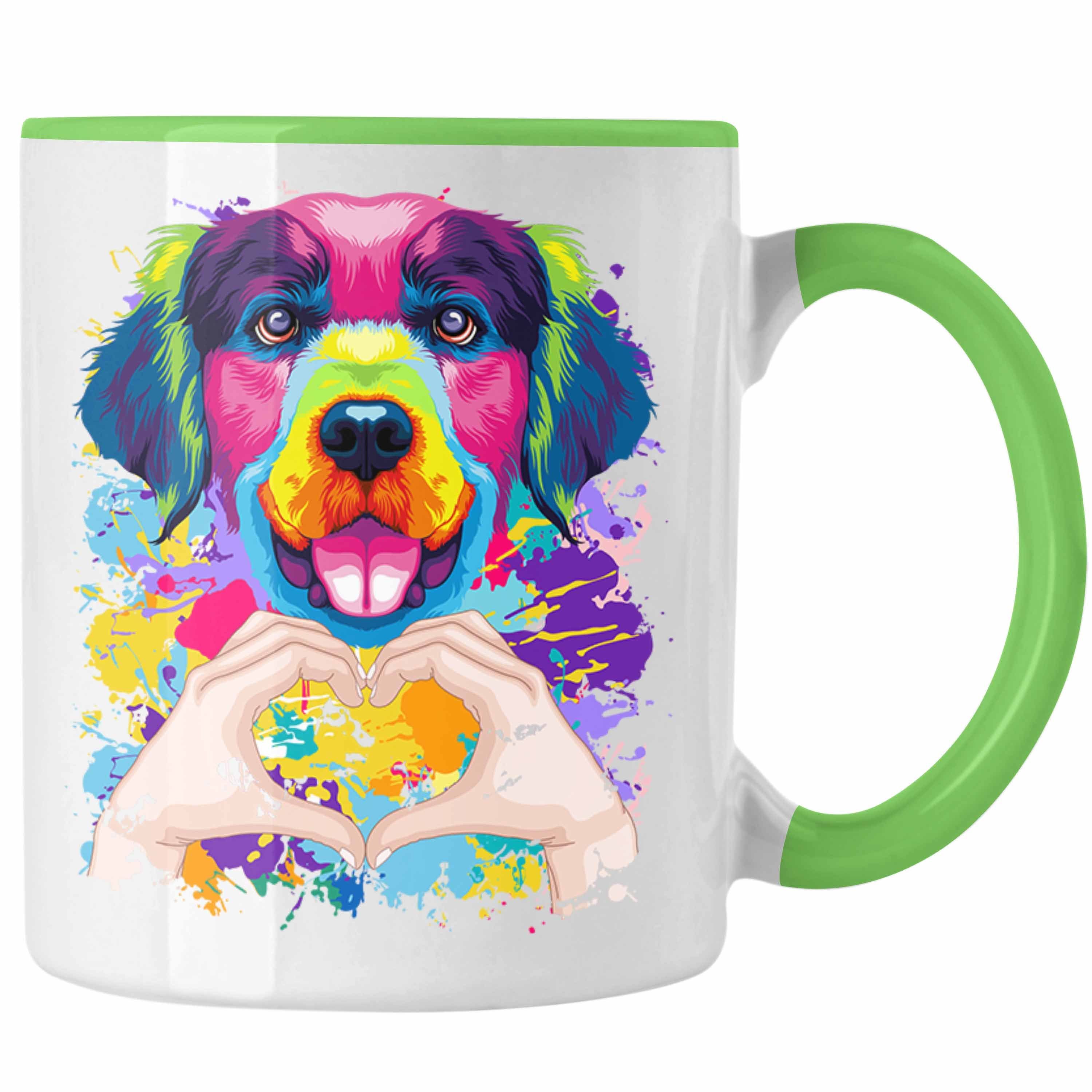 Trendation Tasse Golden Retriever Besitzer Farbe Love Tasse Geschenk Lustiger Spruch Ge Grün