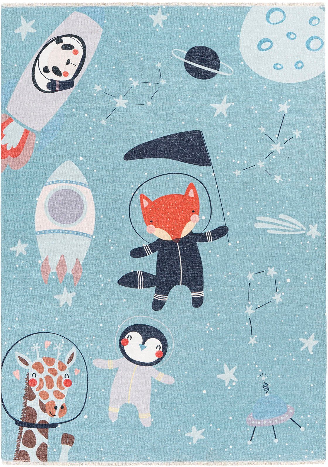 Obsession Kinderteppich My Greta 600, rechteckig, Höhe: 6 mm, Kurzflor, Mot günstig online kaufen