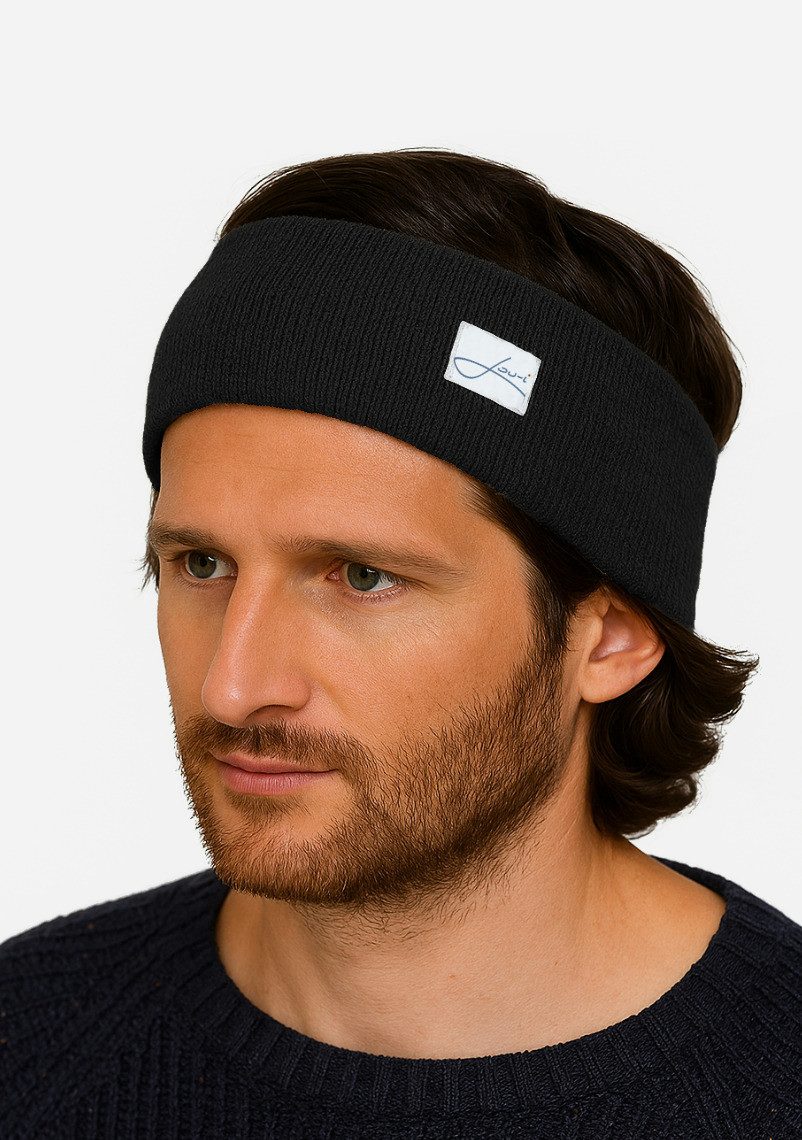 Lou-i Stirnband Stirnband aus Schurwolle Made in Germany mulesingfreie Merinowolle