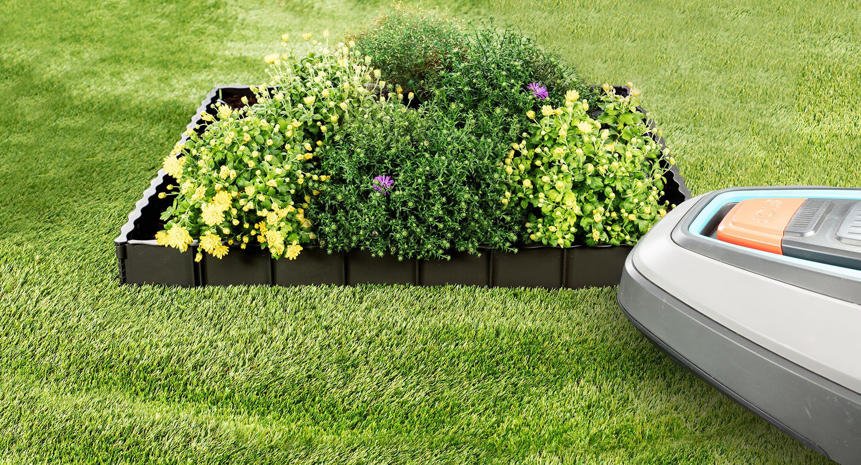 GARANTIA Leichtbeton-Bauplatte EDGAR Rasenkante Set (6 Stück)