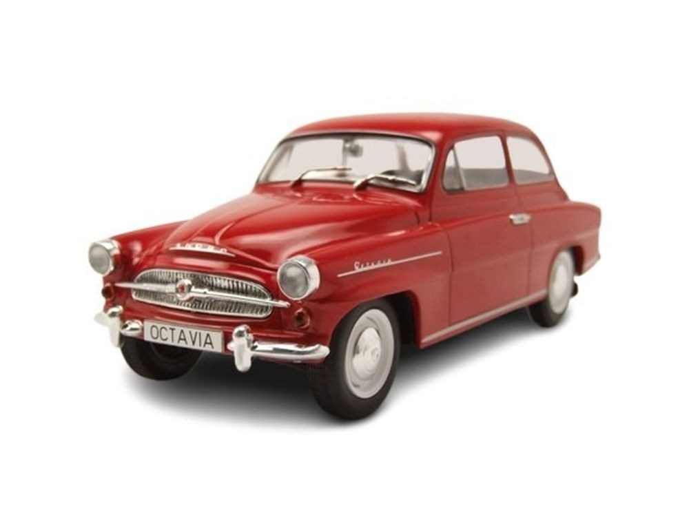 Whitebox Modellauto Skoda Octavia Super 1959 rot, Maßstab 1:24