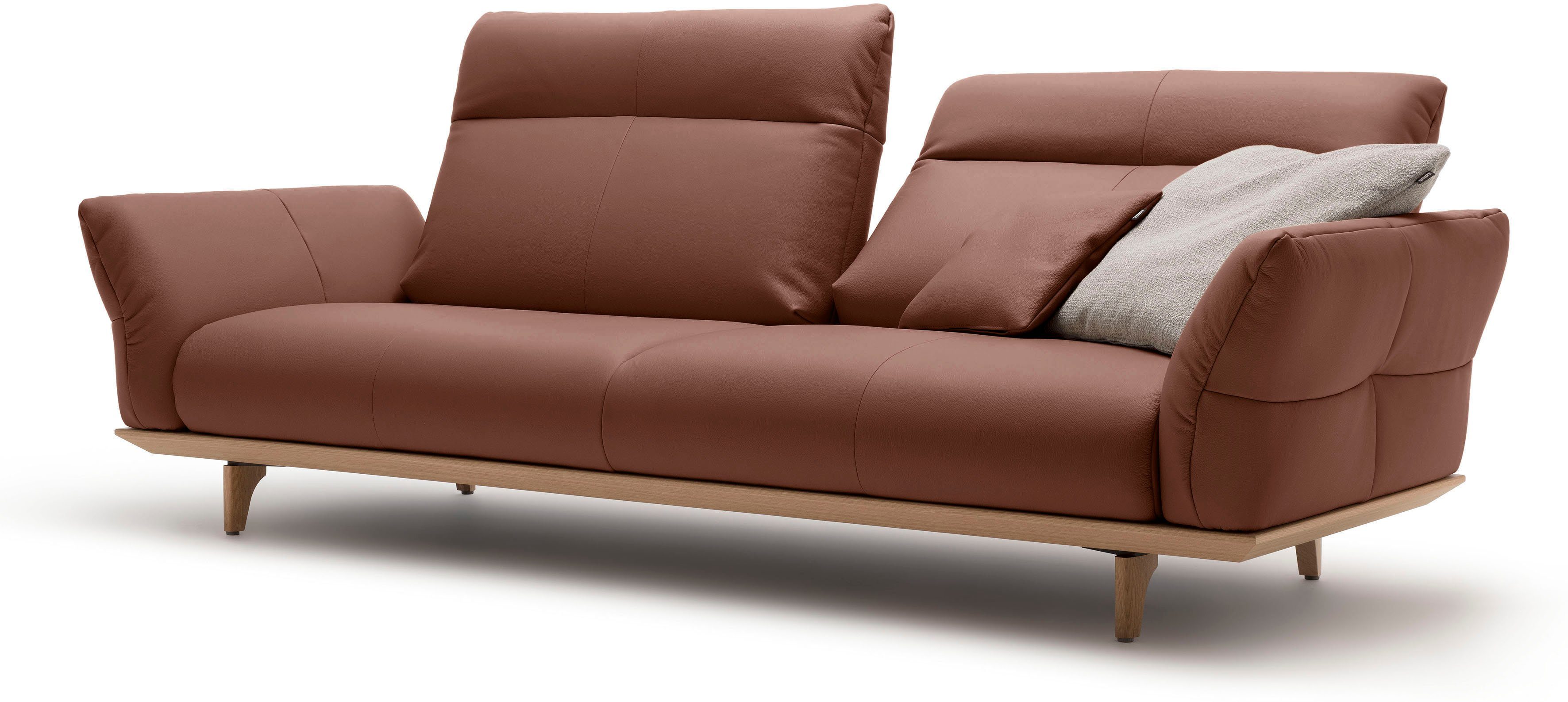 hülsta sofa 3,5-Sitzer hs.460, Eiche, cm Sockel in Füße 228 Eiche natur, Breite