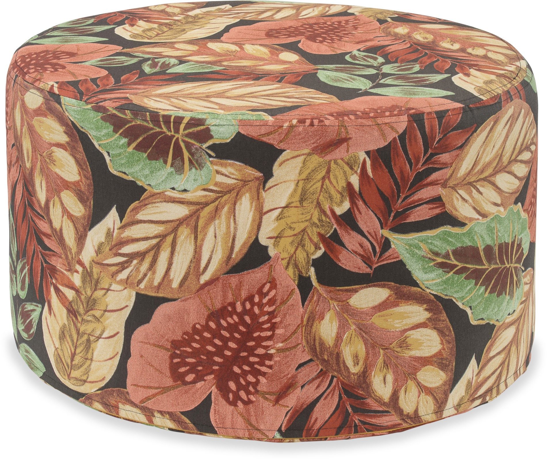H.O.C.K. Sitzhocker H.O.C.K. Tropical Outdoor Hocker rund Pouf ø60x40cm rost braun sunny, Hocker, Sitzhocker, Pouf Hocker, Barhocker - wetterfest, vielseitig