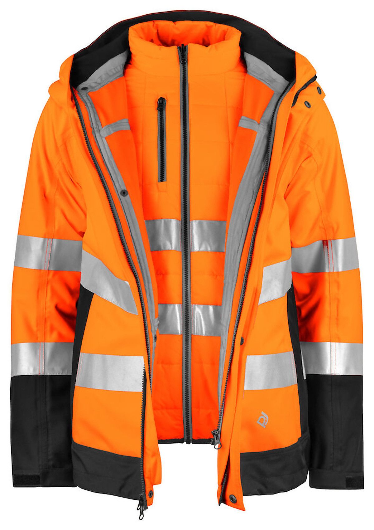 Arbeitsjacke 6445 3-IN-1 FUNKTIONS-JACKE EN ISO 20471 KLASSE 3/2